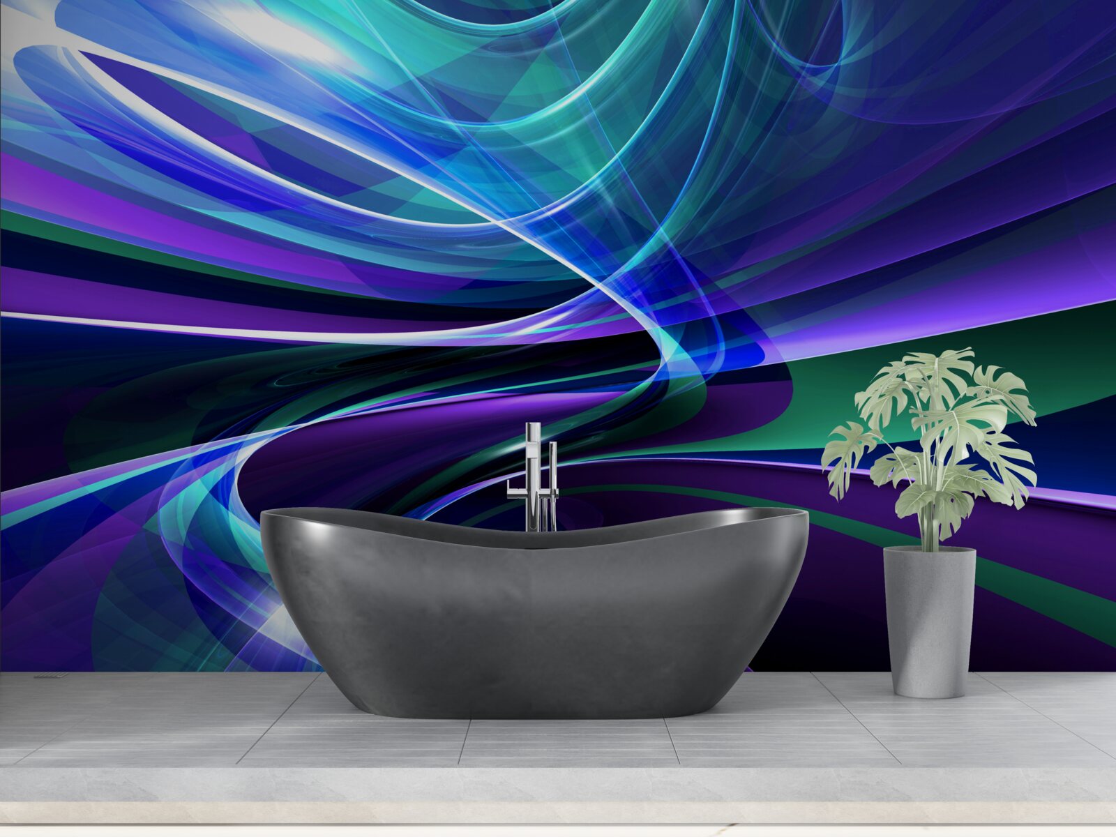 Fototapeta abstraktné akcenty polárnej žiary