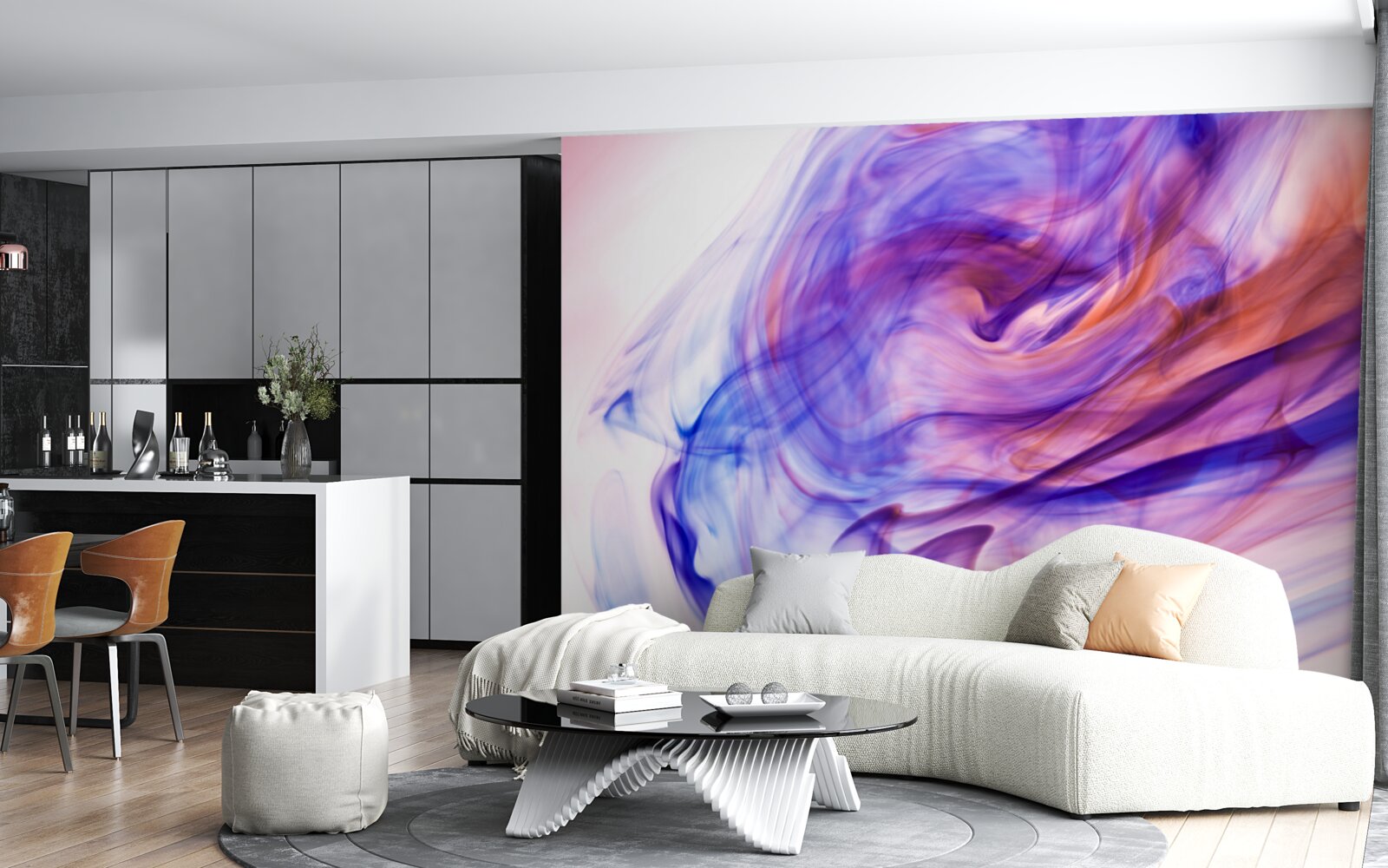 Fototapeta jasne fialové škvrny