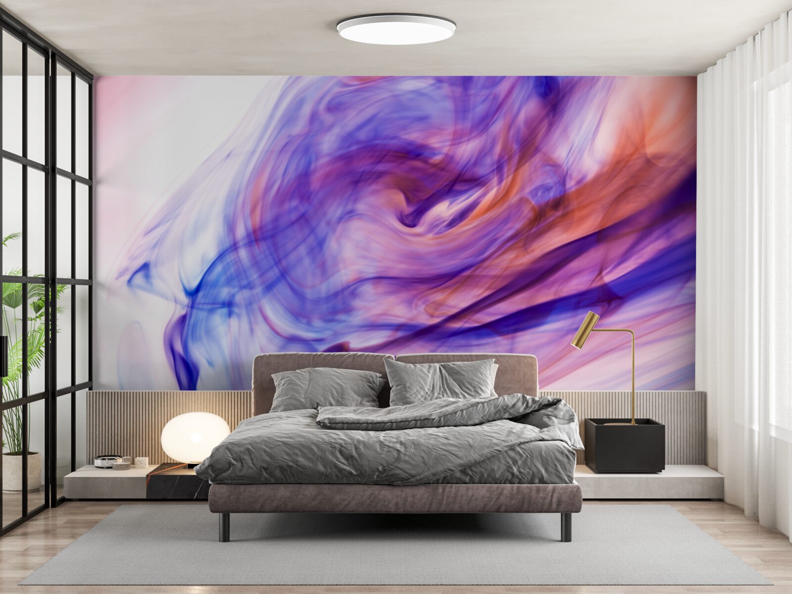 Fototapeta jasne fialové škvrny