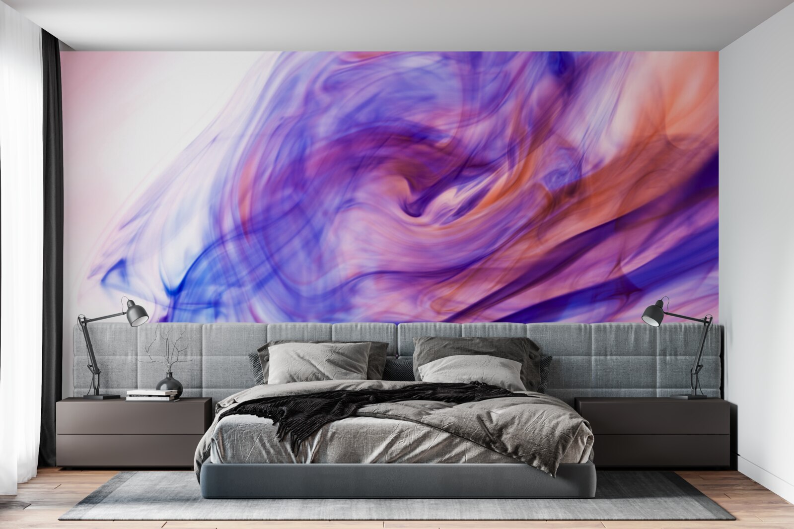 Fototapeta jasne fialové škvrny