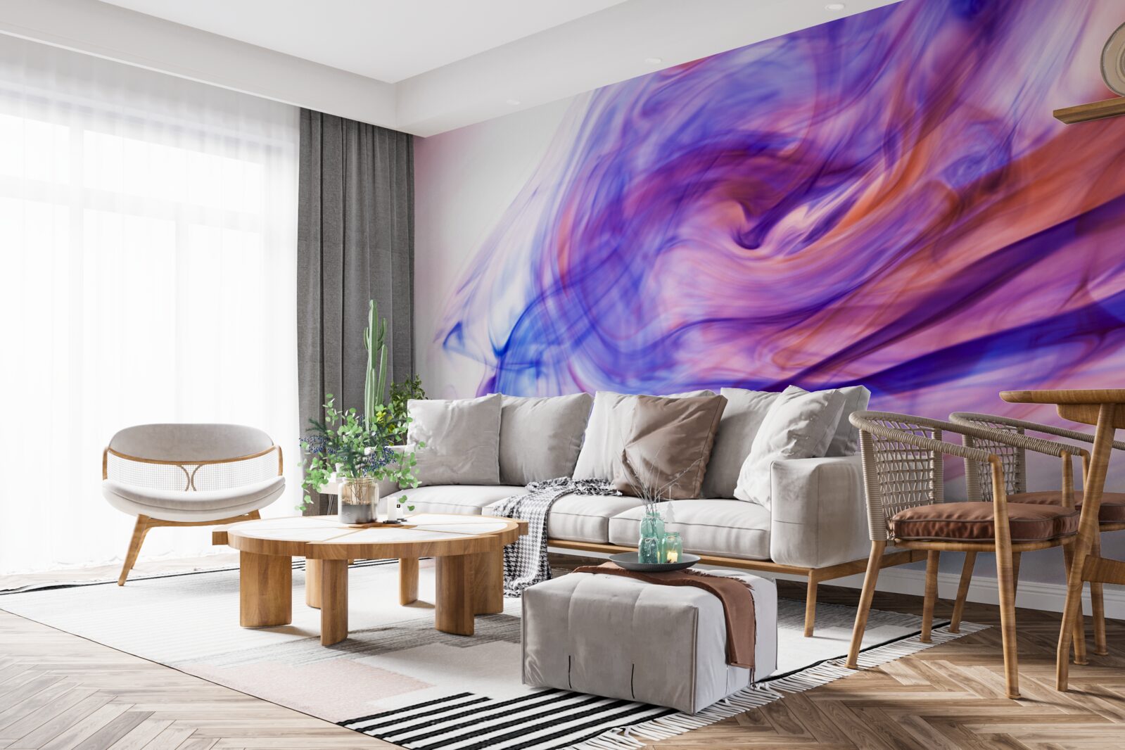 Fototapeta jasne fialové škvrny