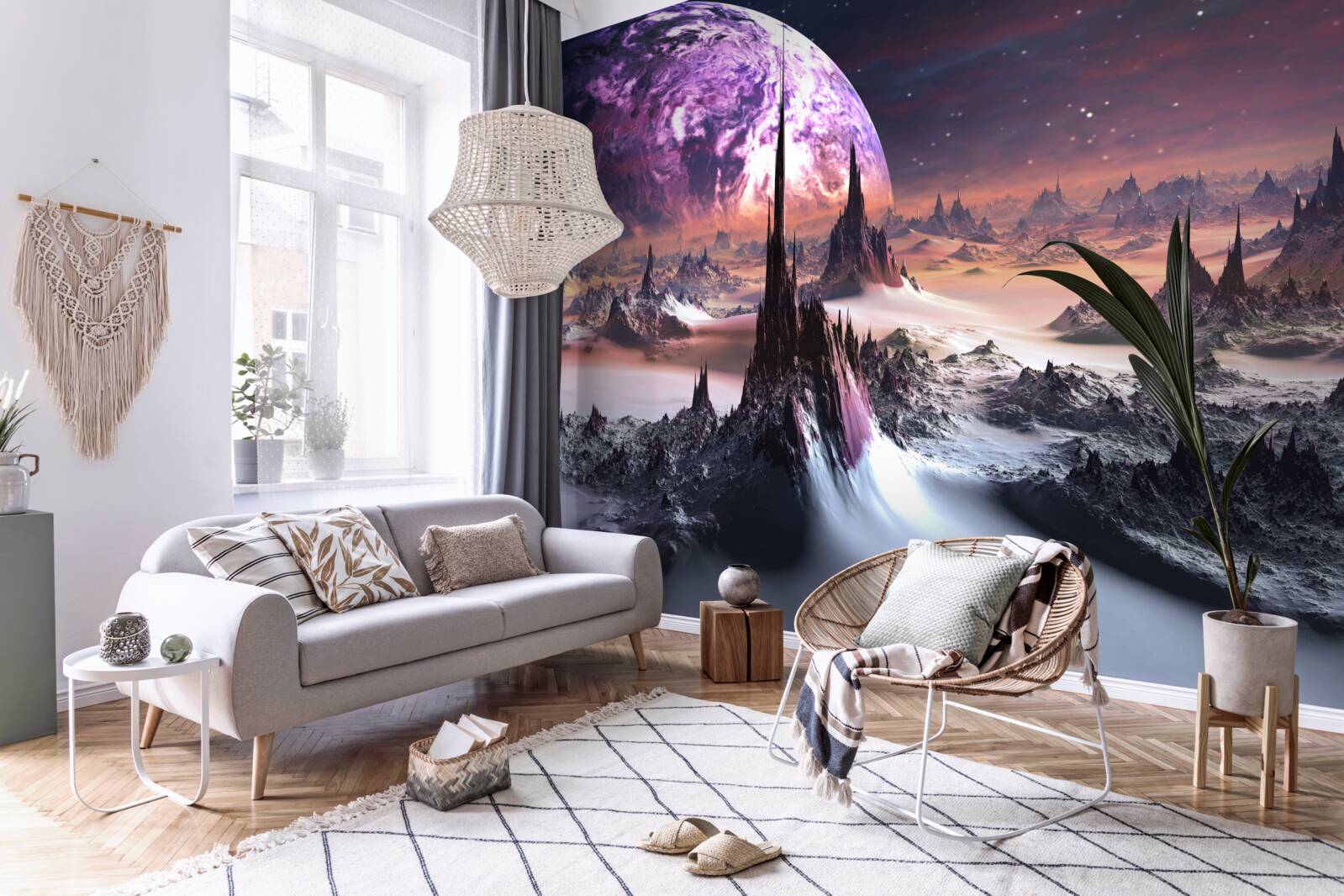 Fototapeta kozmická krajina a vesmír