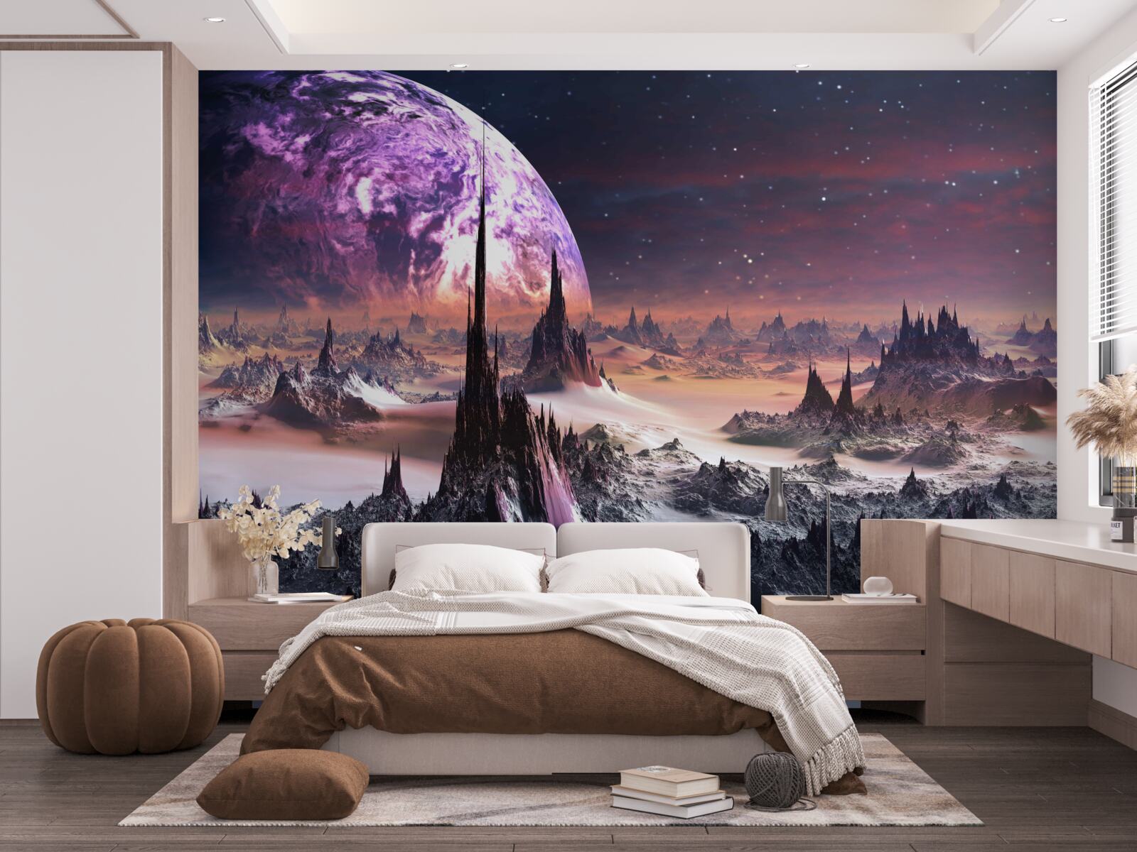 Fototapeta kozmická krajina a vesmír