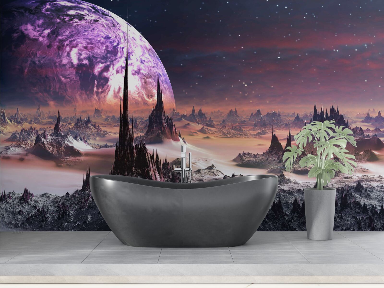 Fototapeta kozmická krajina a vesmír