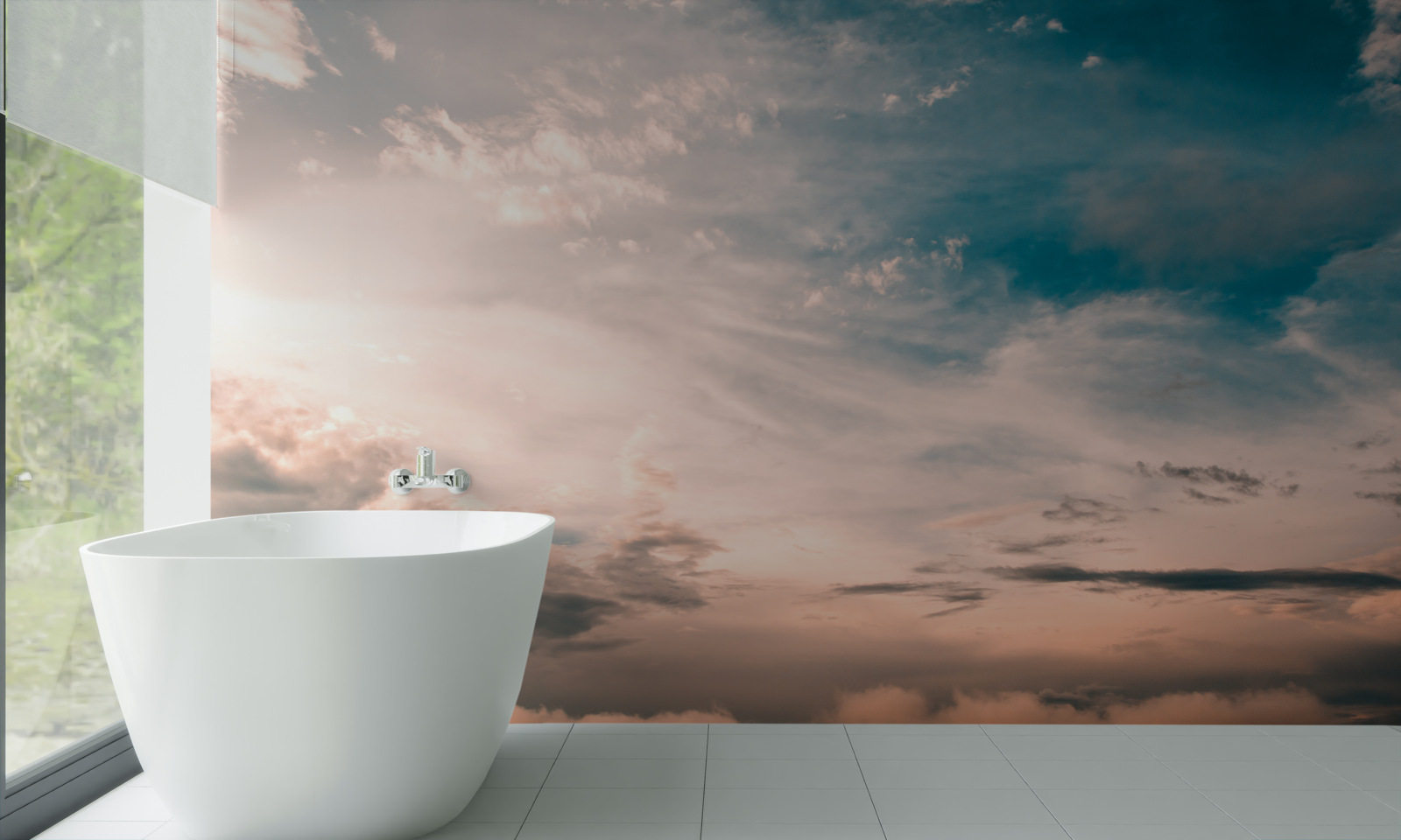 Fototapeta obloha za úsvitu