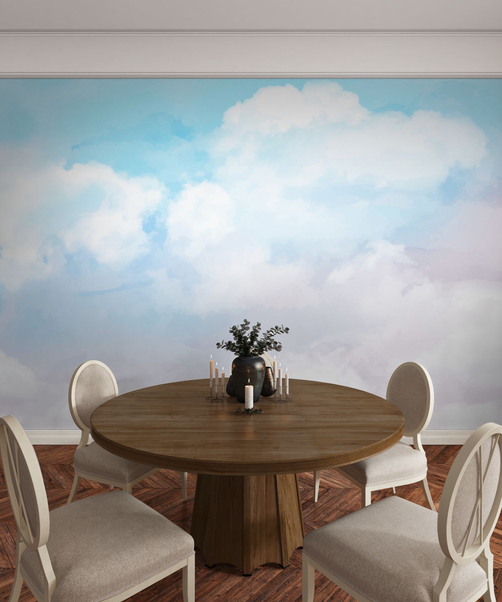 Fototapeta obloha je svetlá a farebná