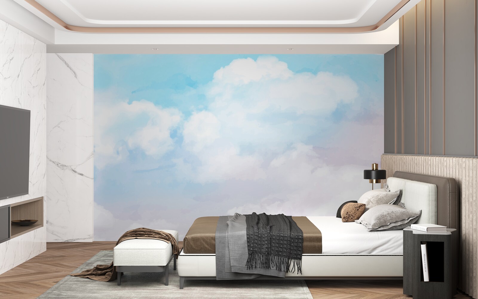 Fototapeta obloha je svetlá a farebná