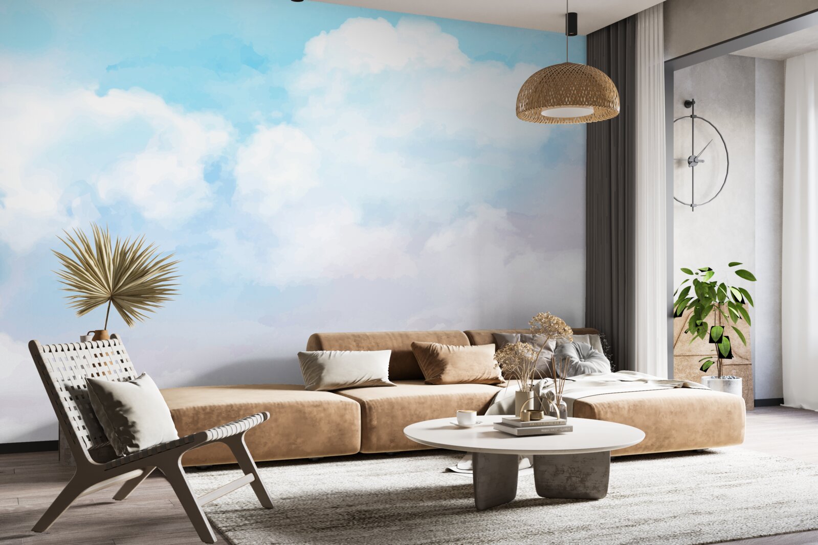 Fototapeta obloha je svetlá a farebná