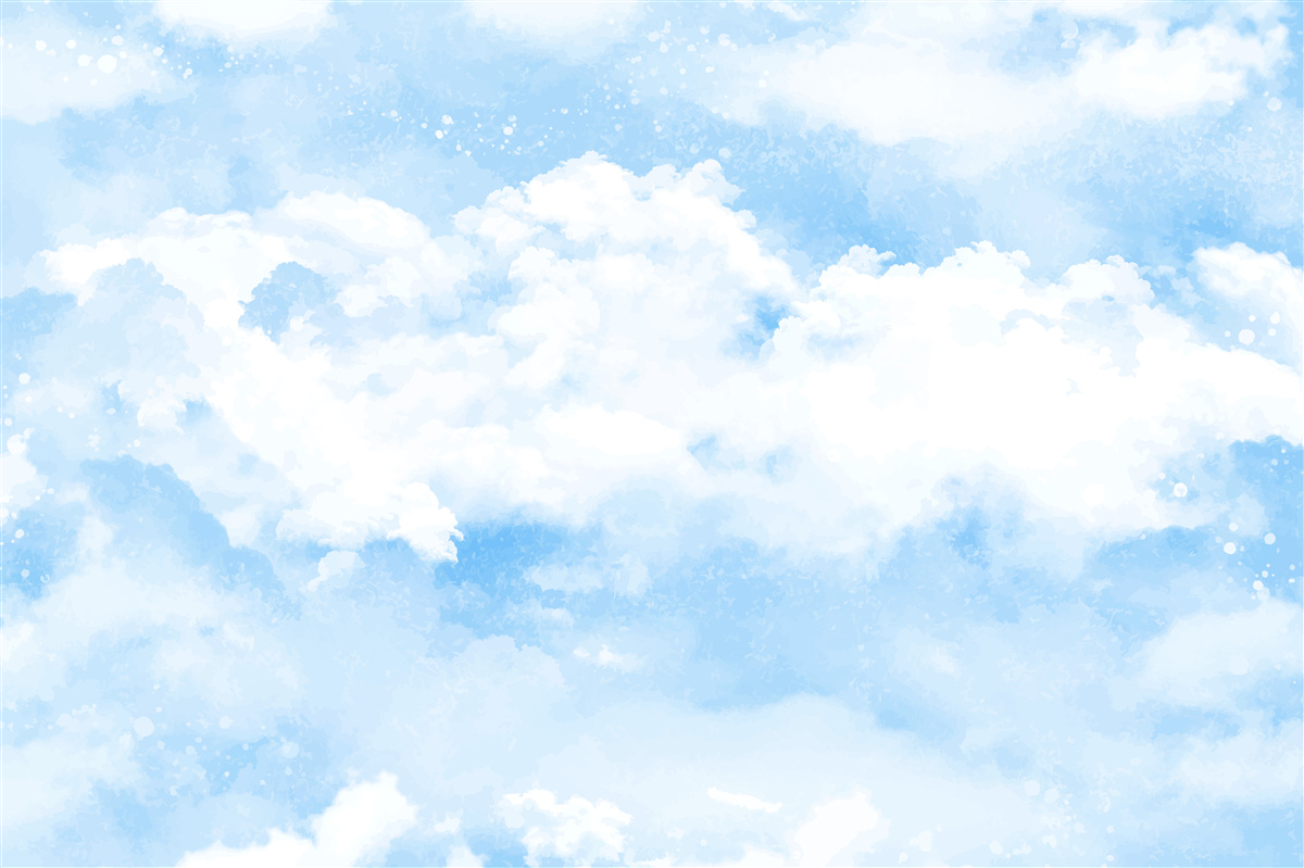 Fototapeta "modrá obloha zvestuje prichádzajúci dážď"