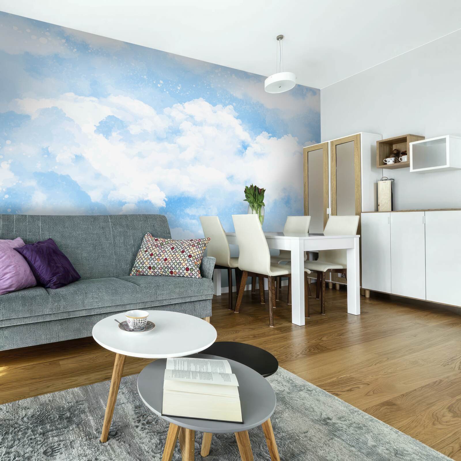 Fototapeta "modrá obloha zvestuje prichádzajúci dážď"