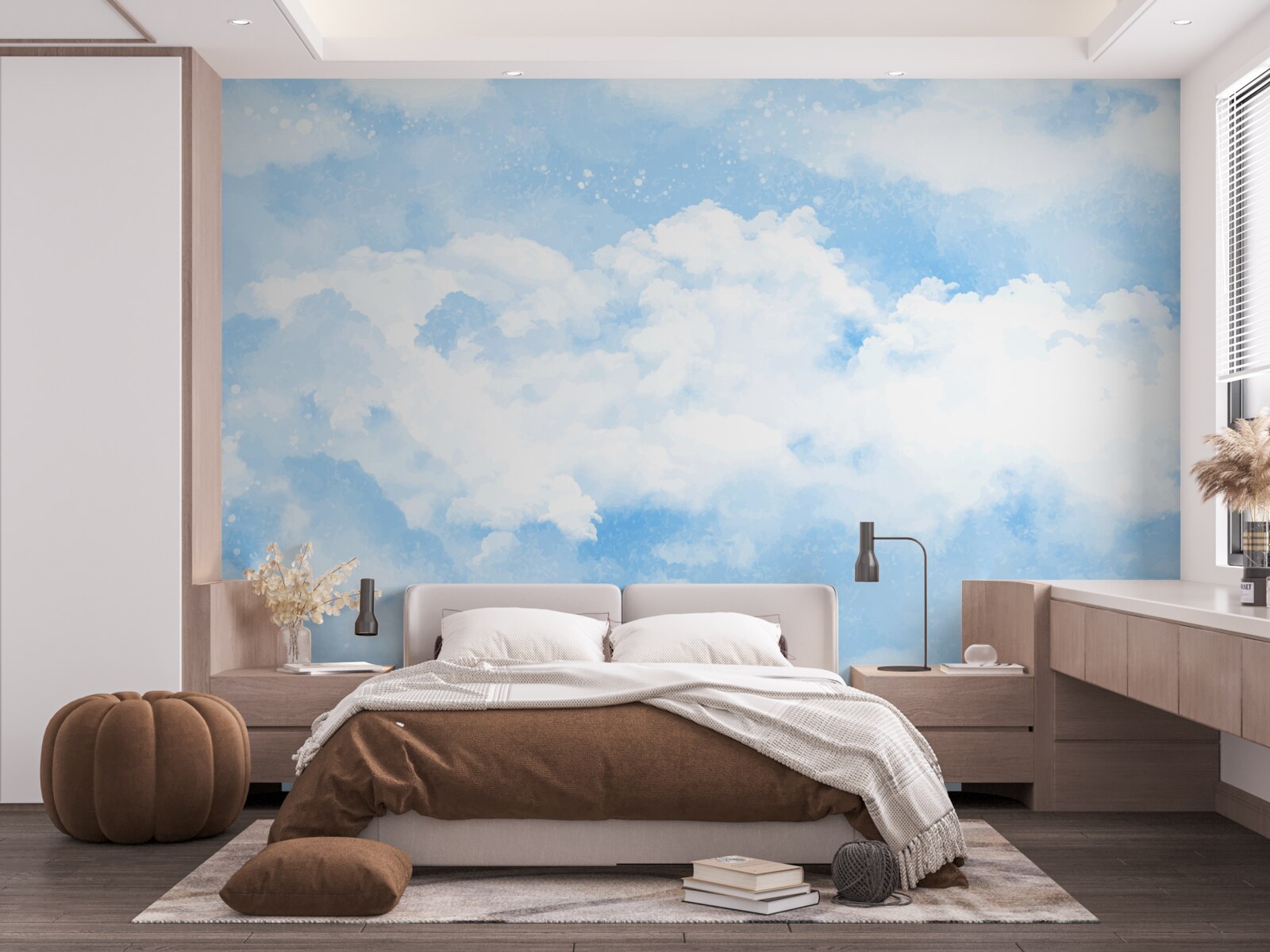 Fototapeta "modrá obloha zvestuje prichádzajúci dážď"