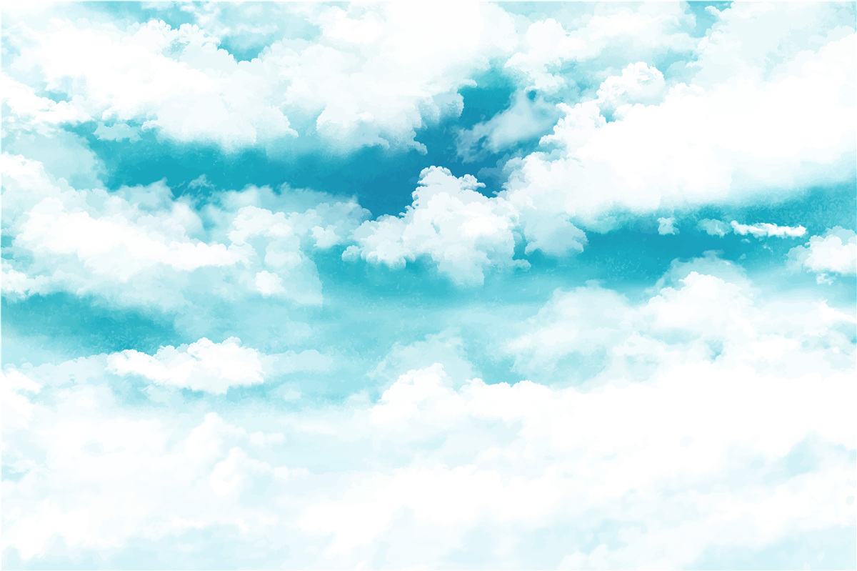 Fototapeta cez deň je obloha modrá a biela