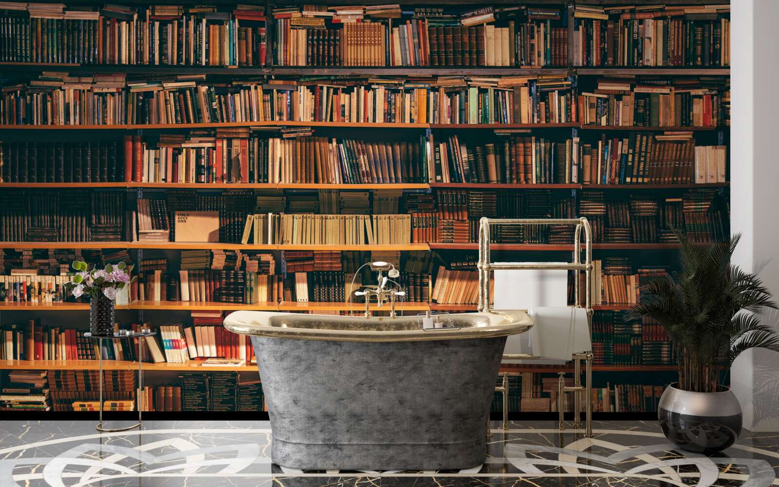 Fototapeta staroveký knižný dom