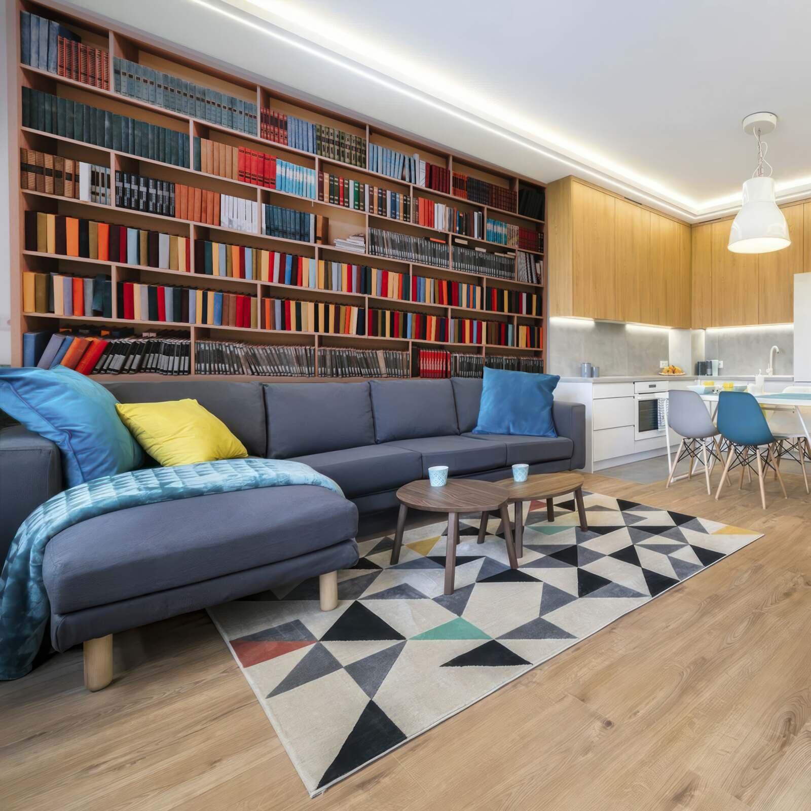 Fototapeta bohatá zbierka kníh doma