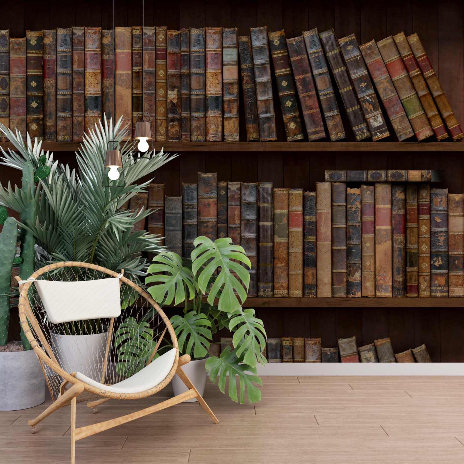 Fototapeta starožitné zväzky na skrinkách