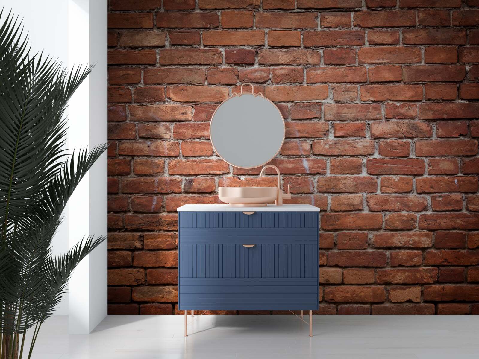 Fototapeta štvorcová časť steny