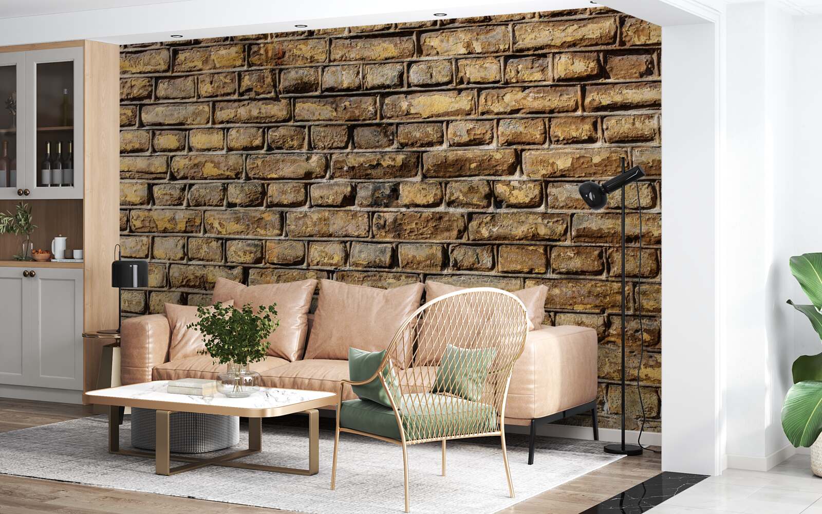 Fototapeta Stena z hrubých tehál