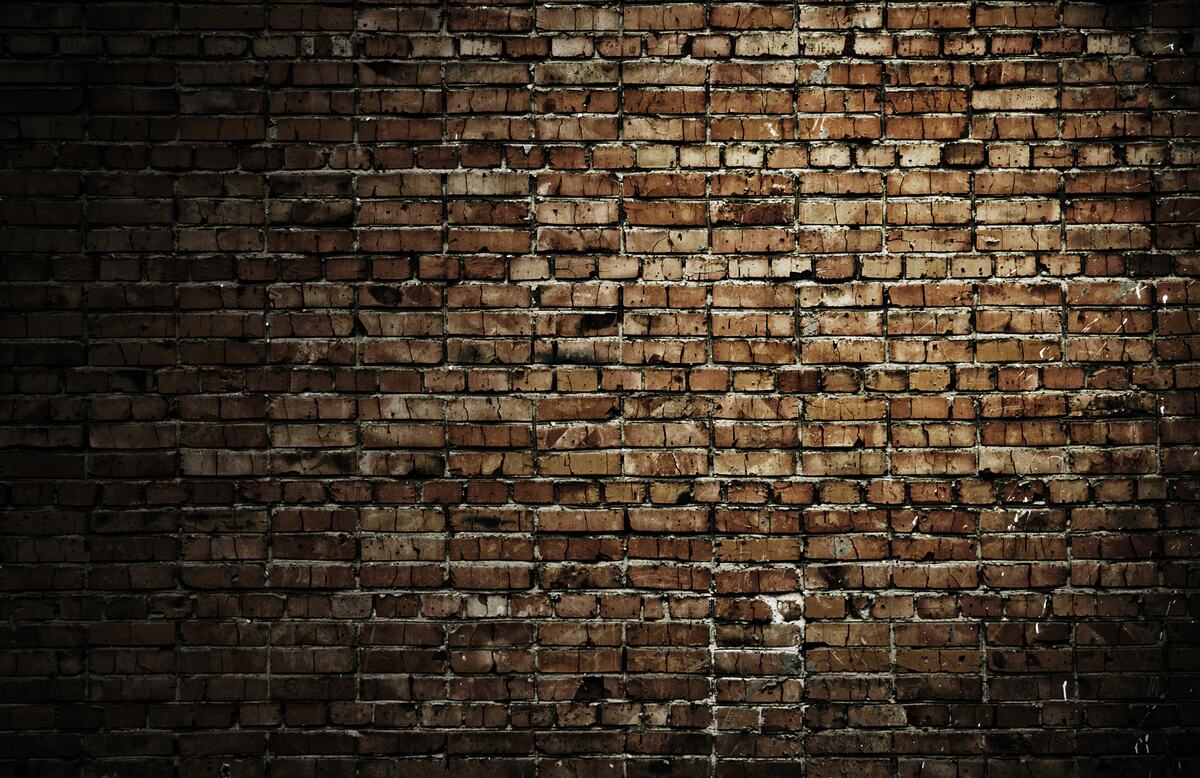 Fototapeta tmavá tehlová stena