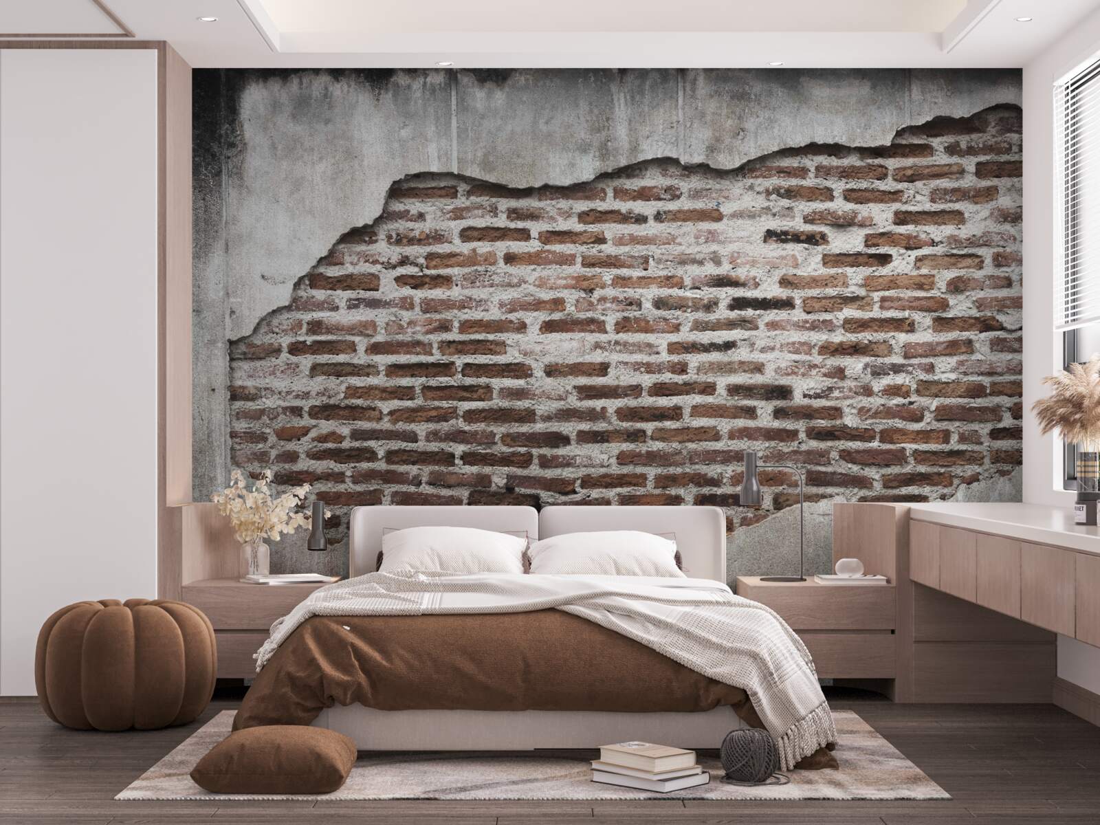 Fototapeta časť steny, ktorá sa rozpadla