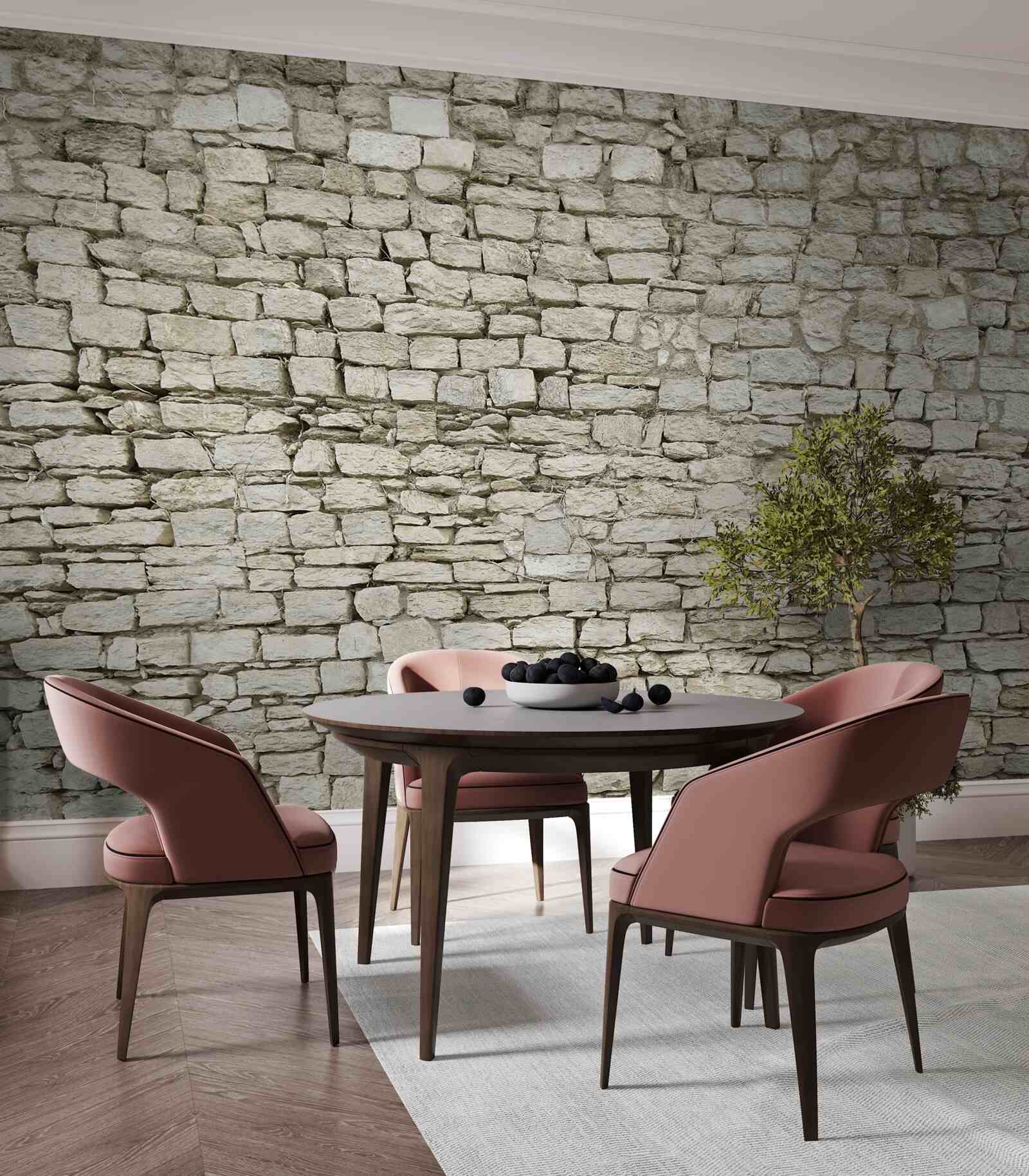 Fototapeta rozptýlené kladenie kamenného múru