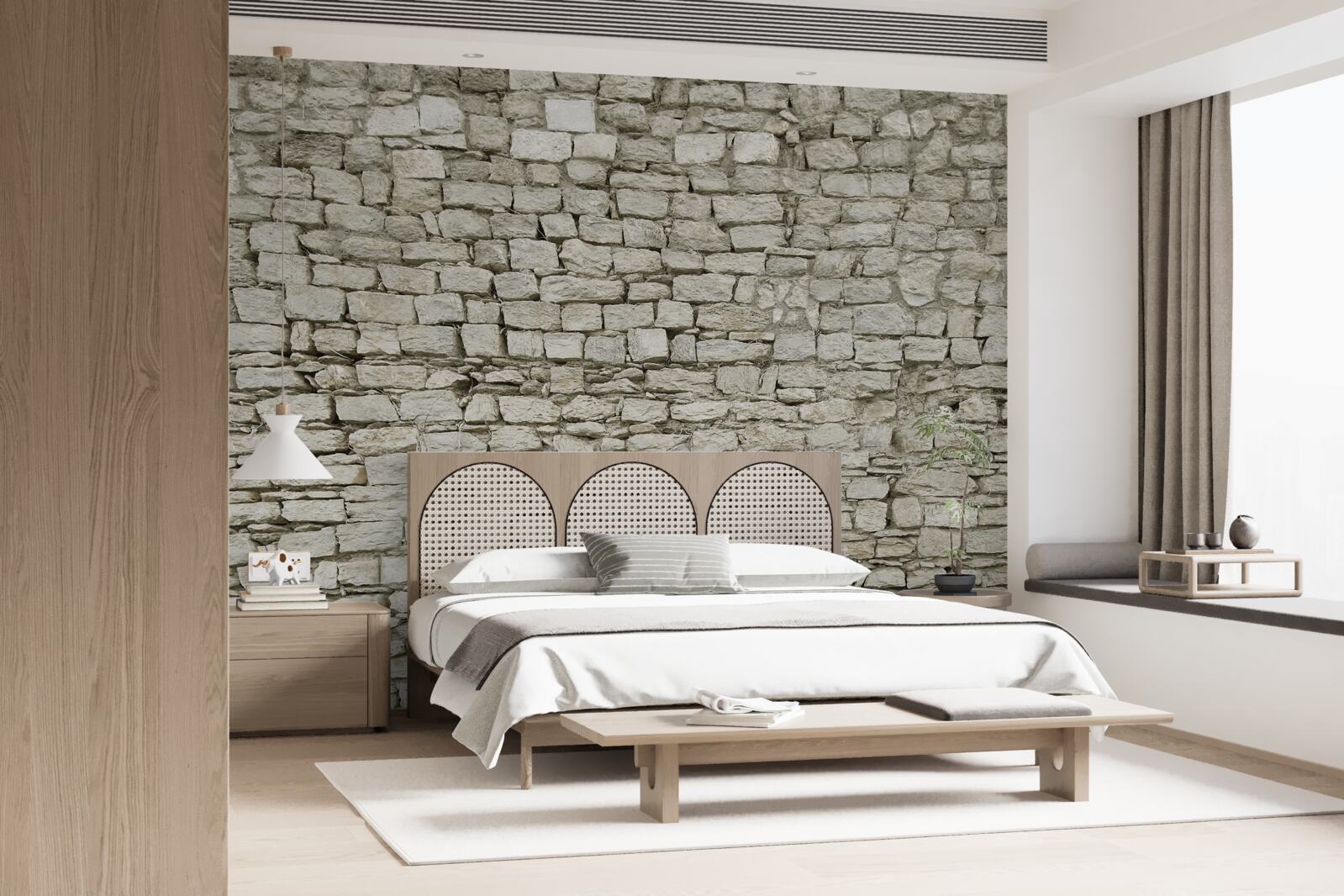 Fototapeta rozptýlené kladenie kamenného múru