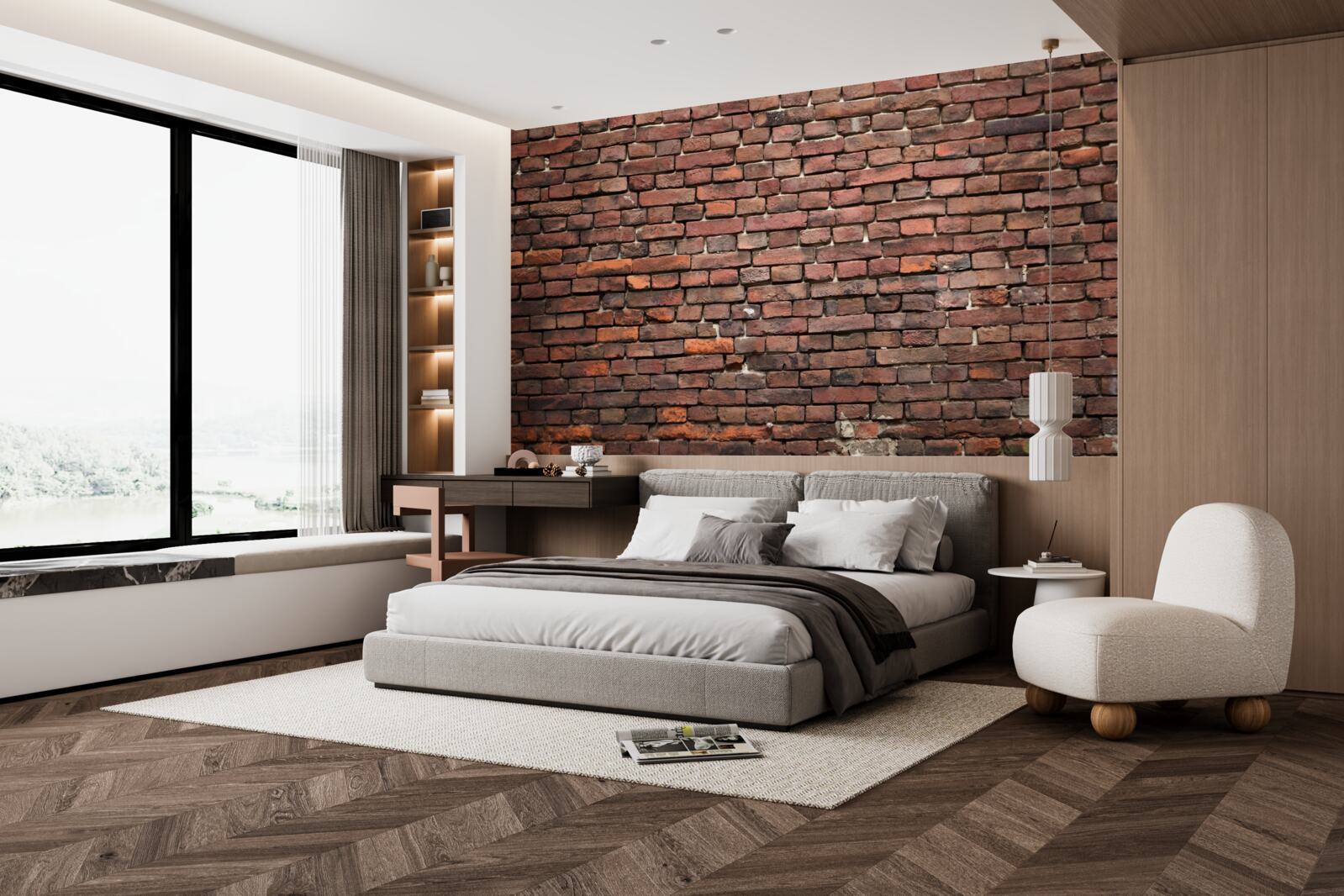 Fototapeta tmavá tehlová stena, staršia ako rokov