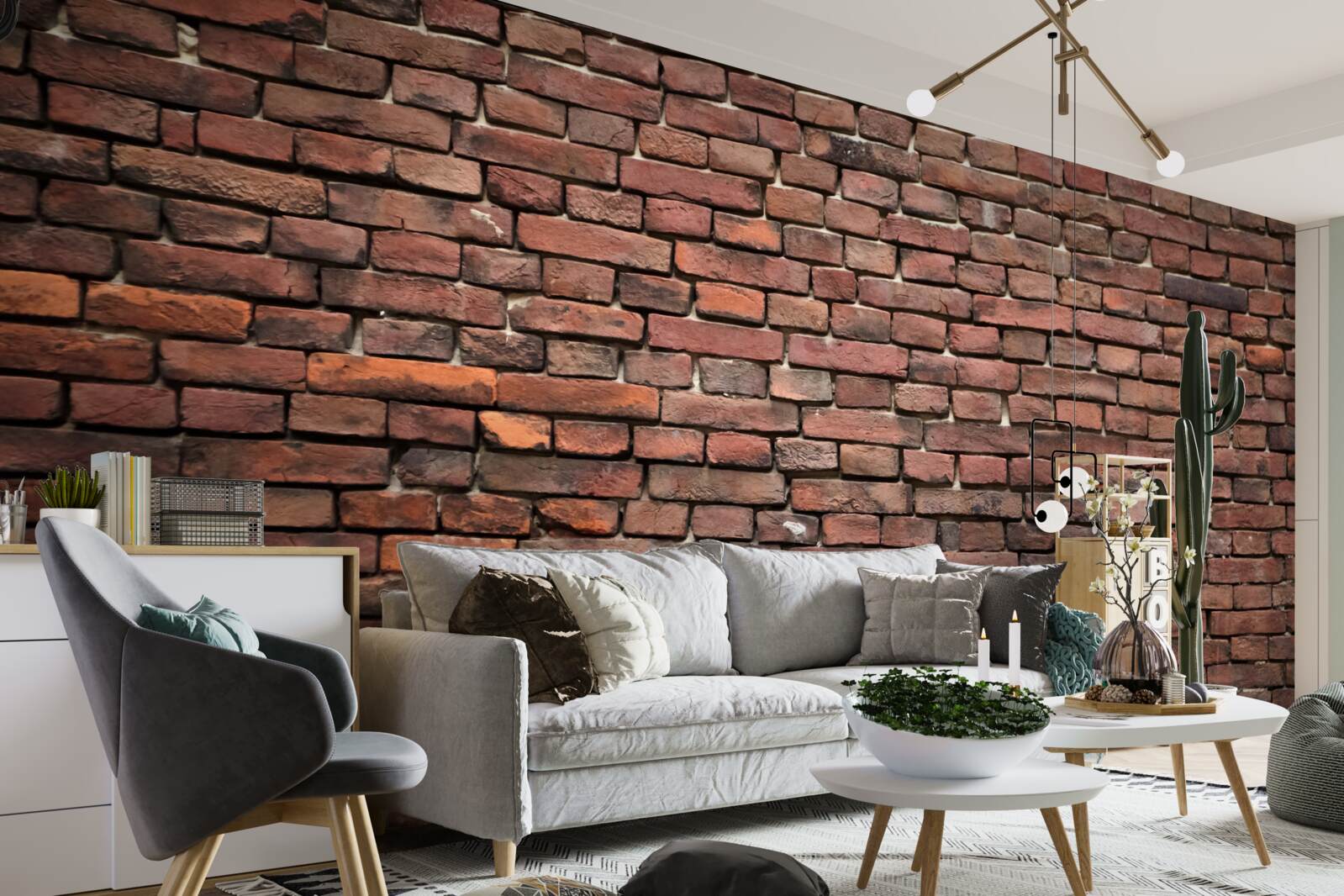 Fototapeta tmavá tehlová stena, staršia ako rokov