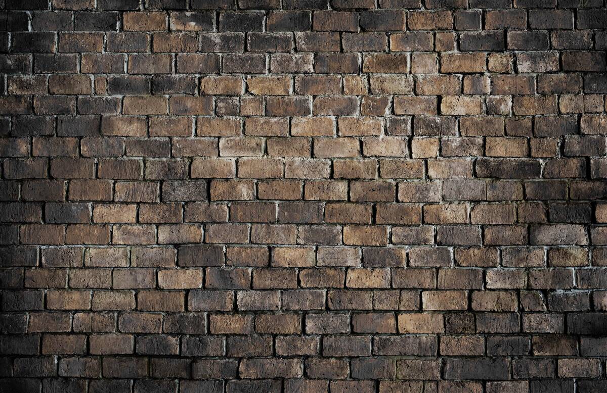 Fototapeta tmavá farba tehlovej steny
