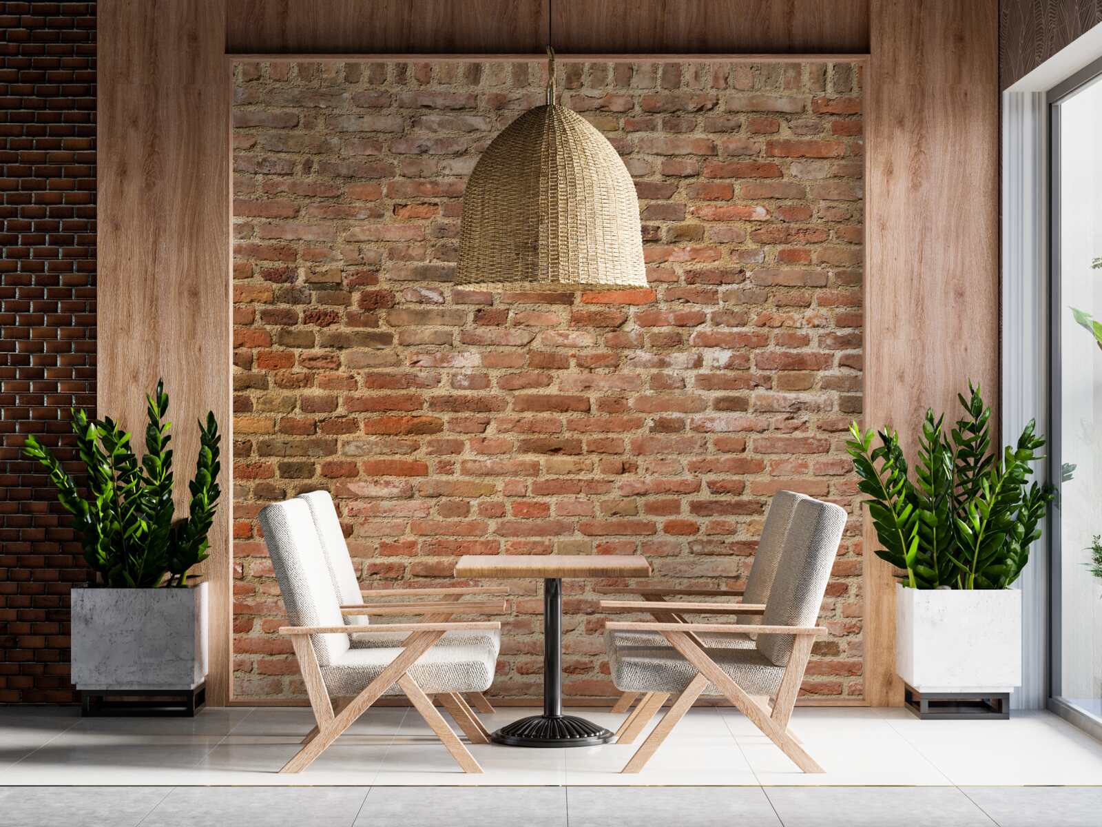 Fototapeta stará hnedá tehlová stena