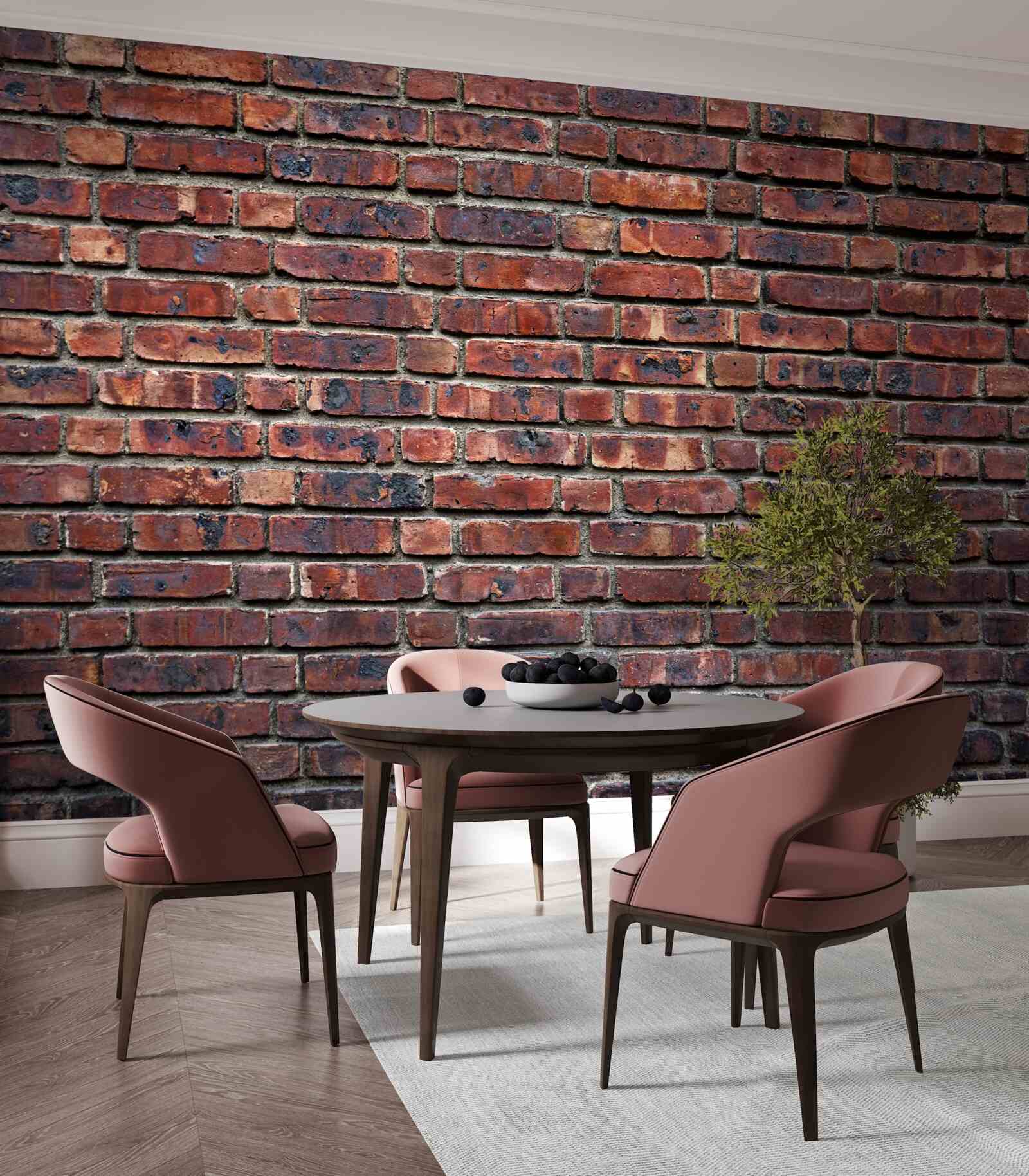 Fototapeta tmavá tehlová stena