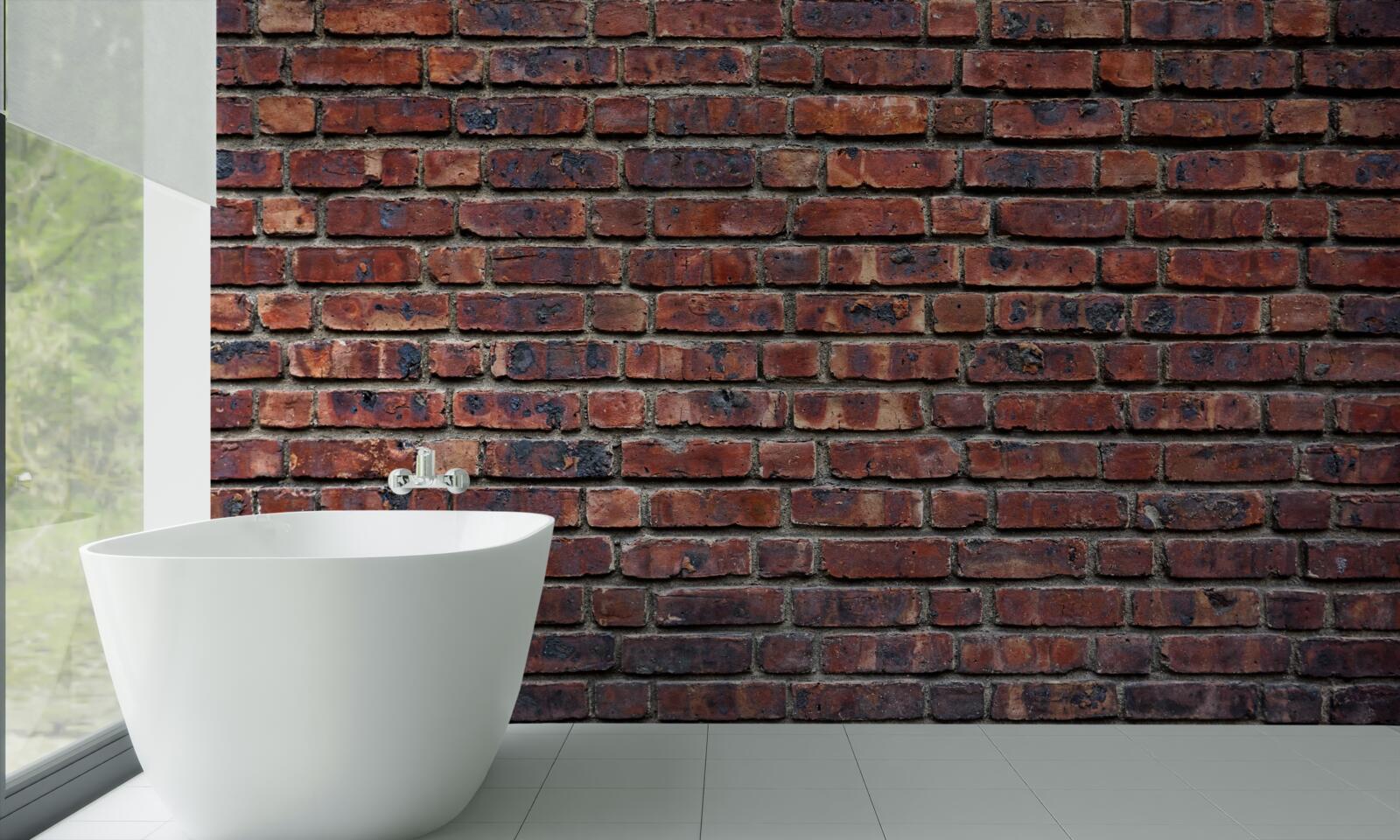 Fototapeta tmavá tehlová stena