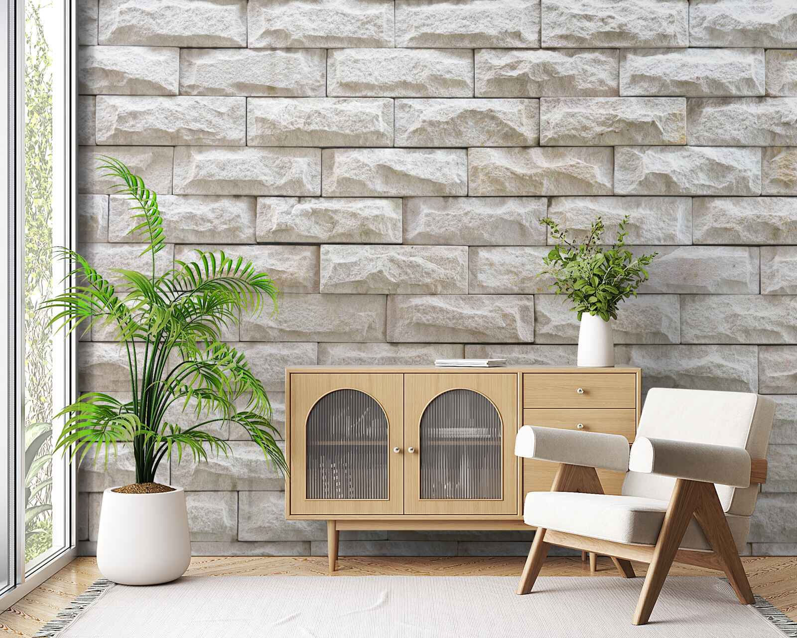 Fototapeta ľahká kamenná stena