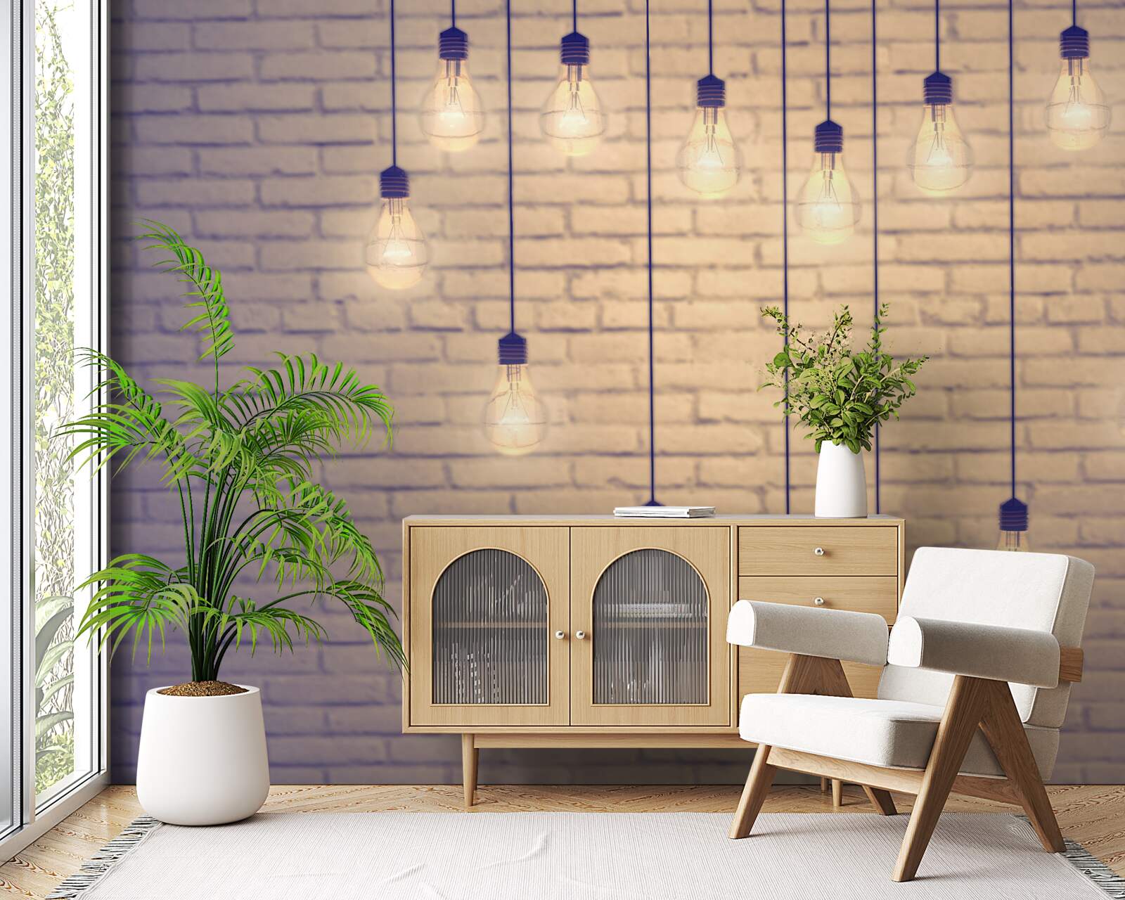 Fototapeta na pozadí steny cyprusovej farby je srdce vytvorené zo žiariviek