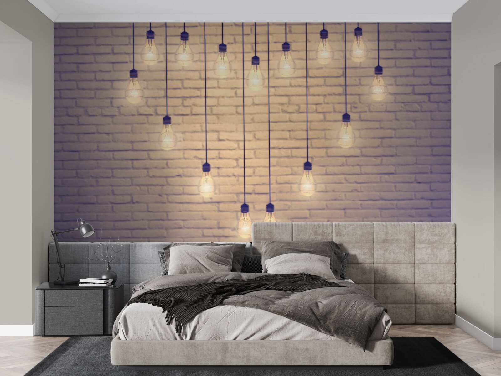 Fototapeta na pozadí steny cyprusovej farby je srdce vytvorené zo žiariviek