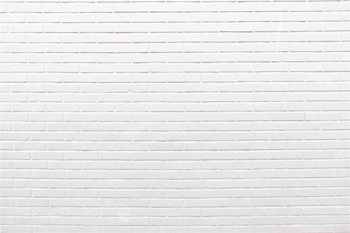 Fototapeta tehlová stena je nedotknutá biela