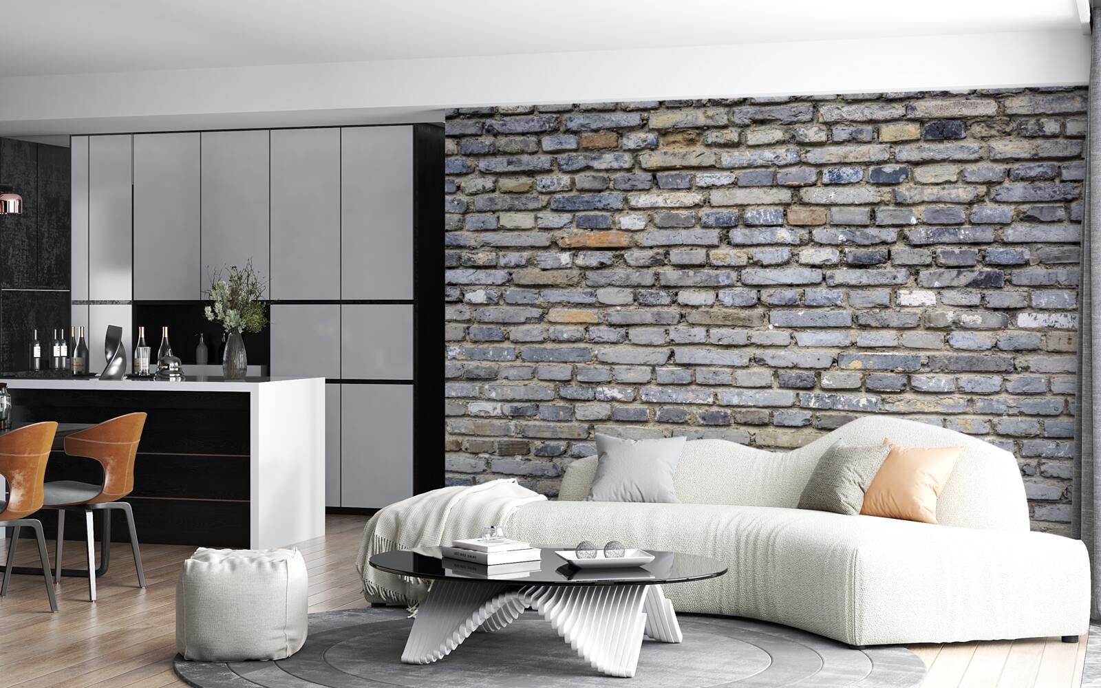 Fototapeta tehlová stena