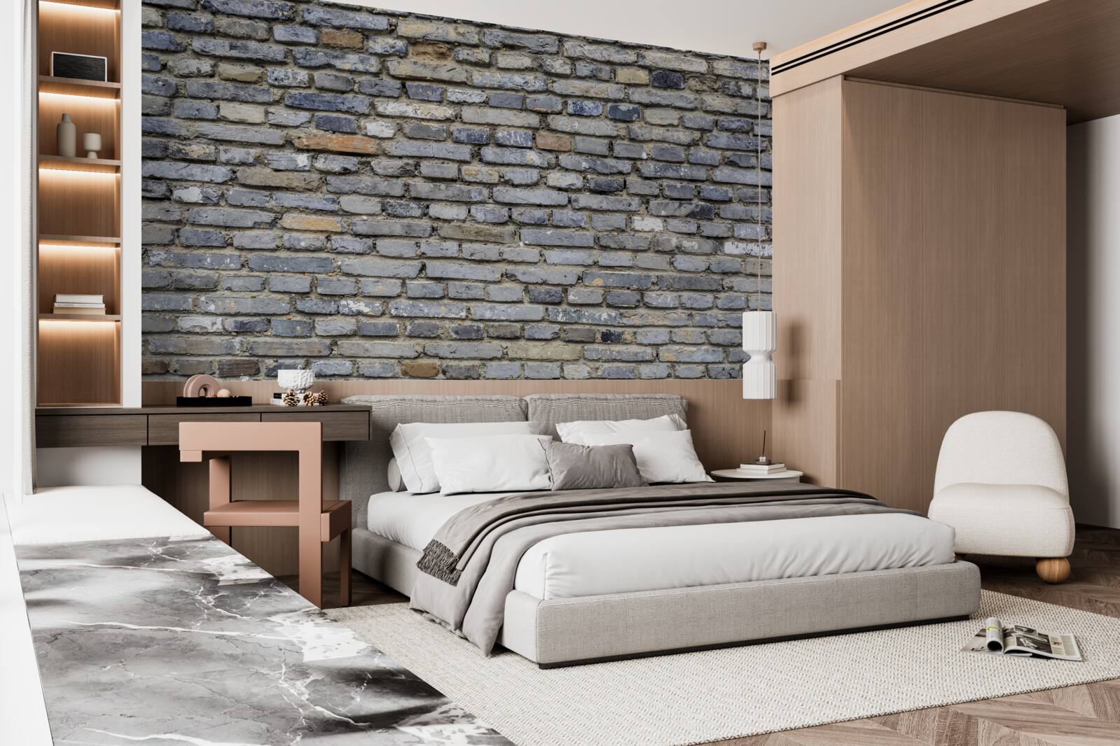 Fototapeta tehlová stena