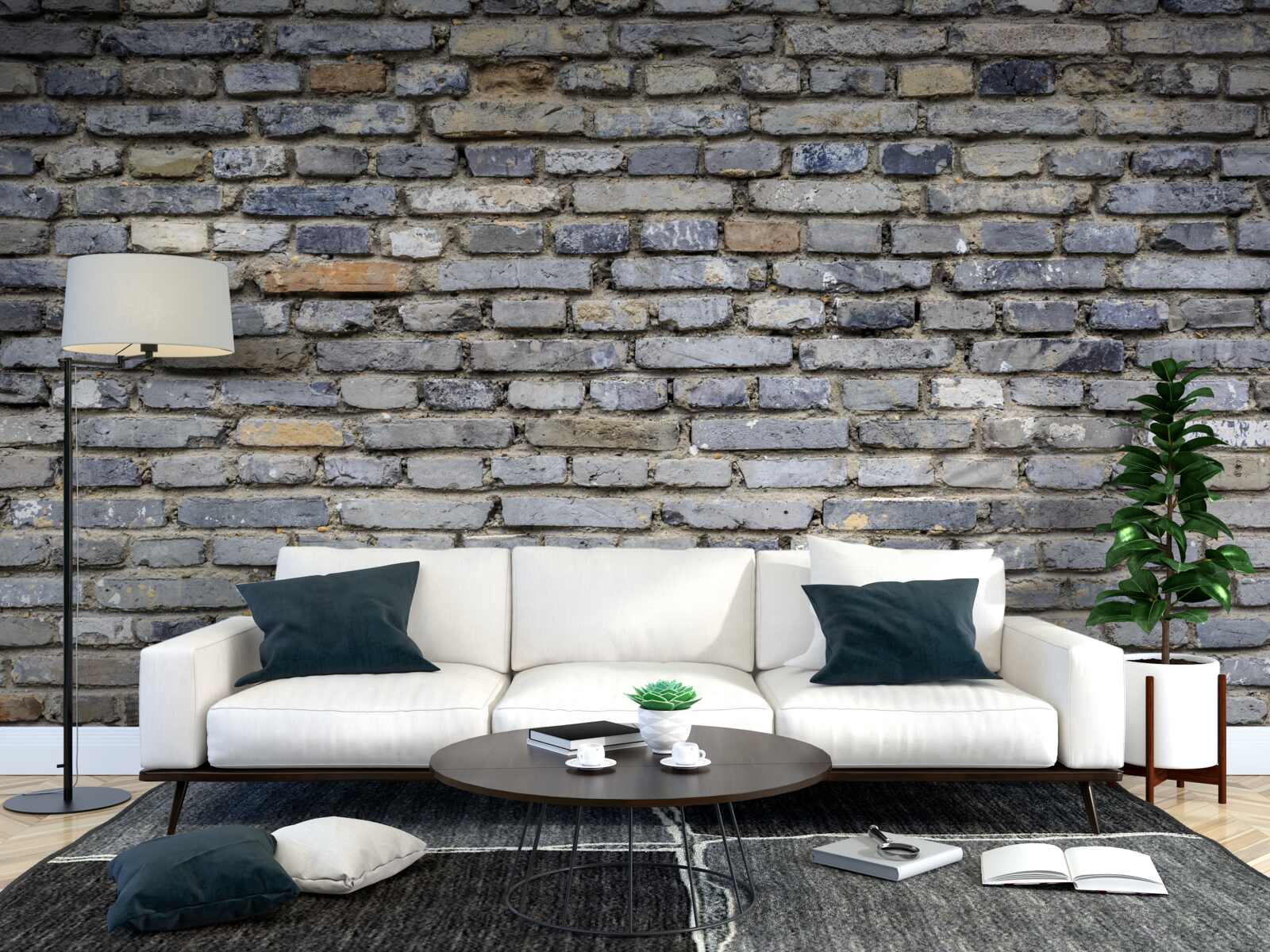 Fototapeta tehlová stena