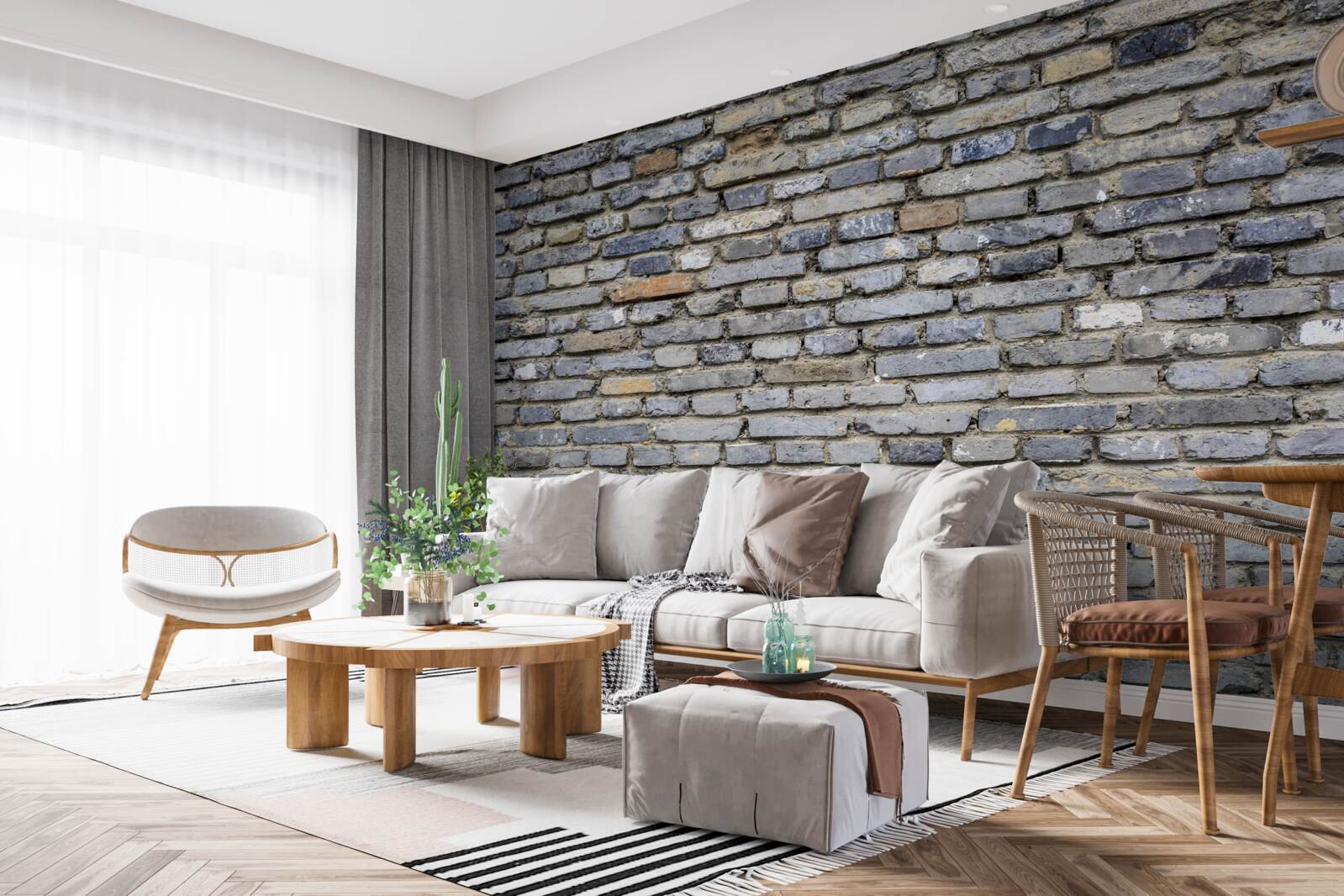 Fototapeta tehlová stena