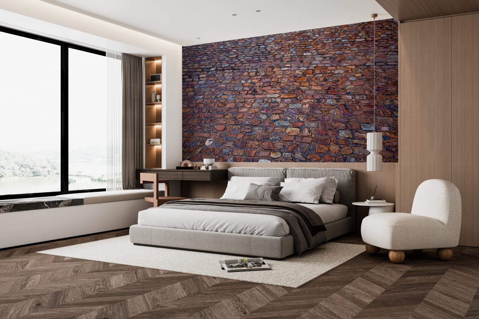 Fototapeta starodávna ulica dláždená dlažobnými kockami