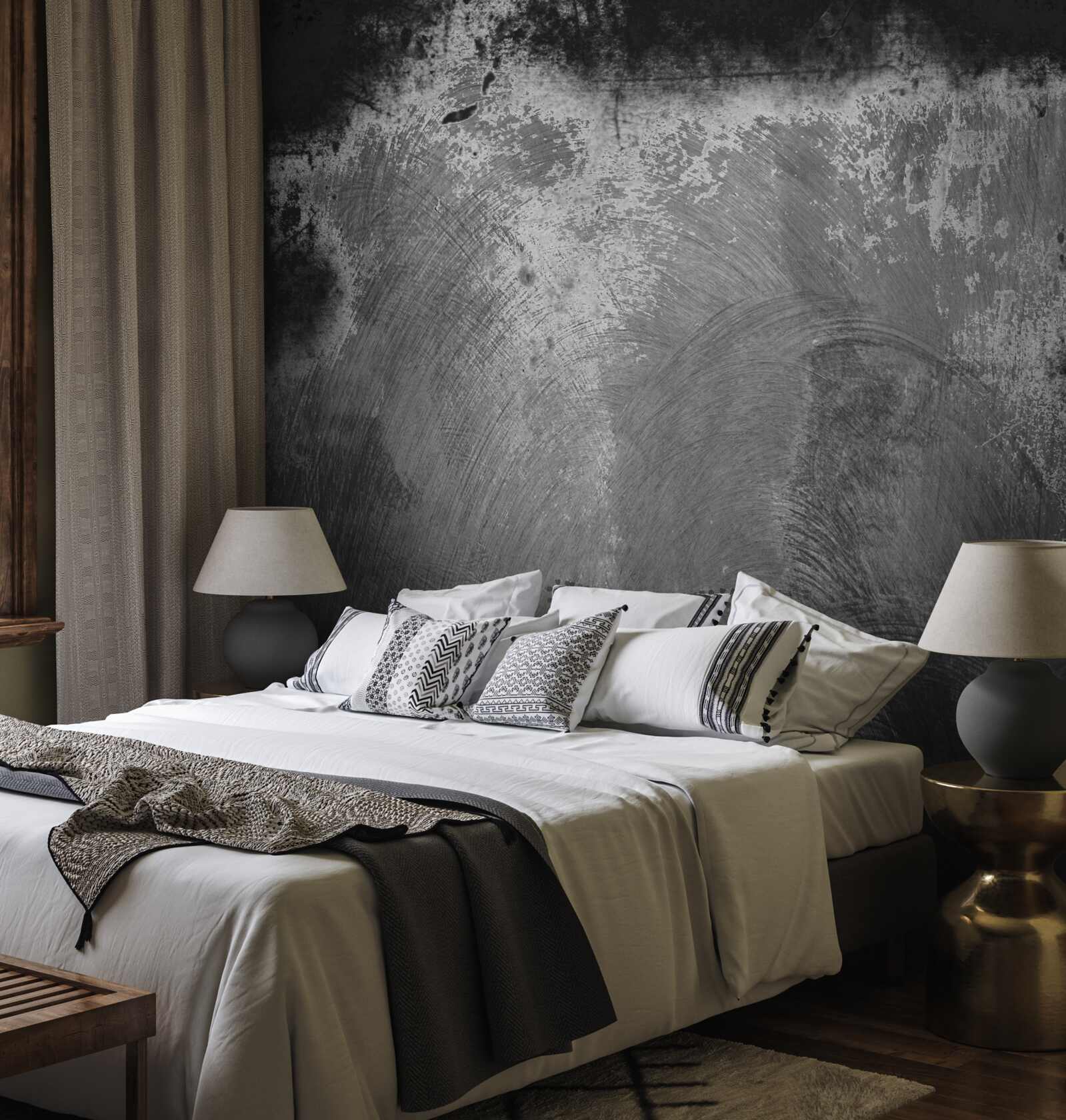 Fototapeta intenzívne čierna a desivá stena