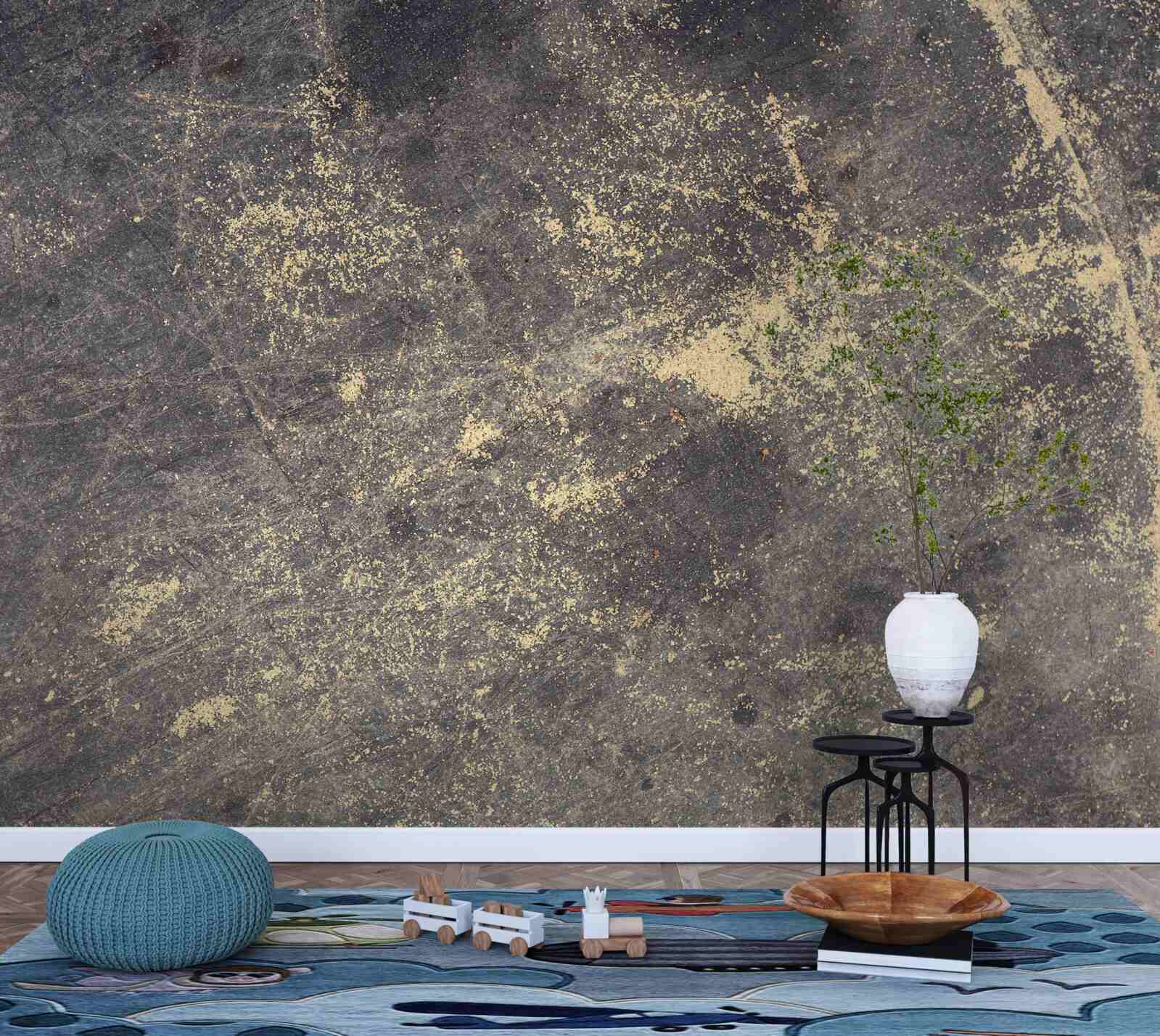 Fototapeta prasknutá betónová konštrukcia