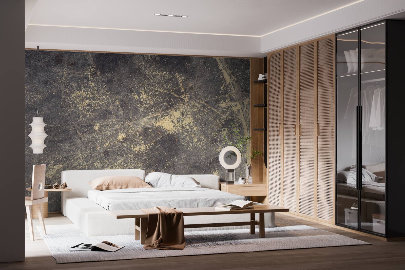 Fototapeta prasknutá betónová konštrukcia