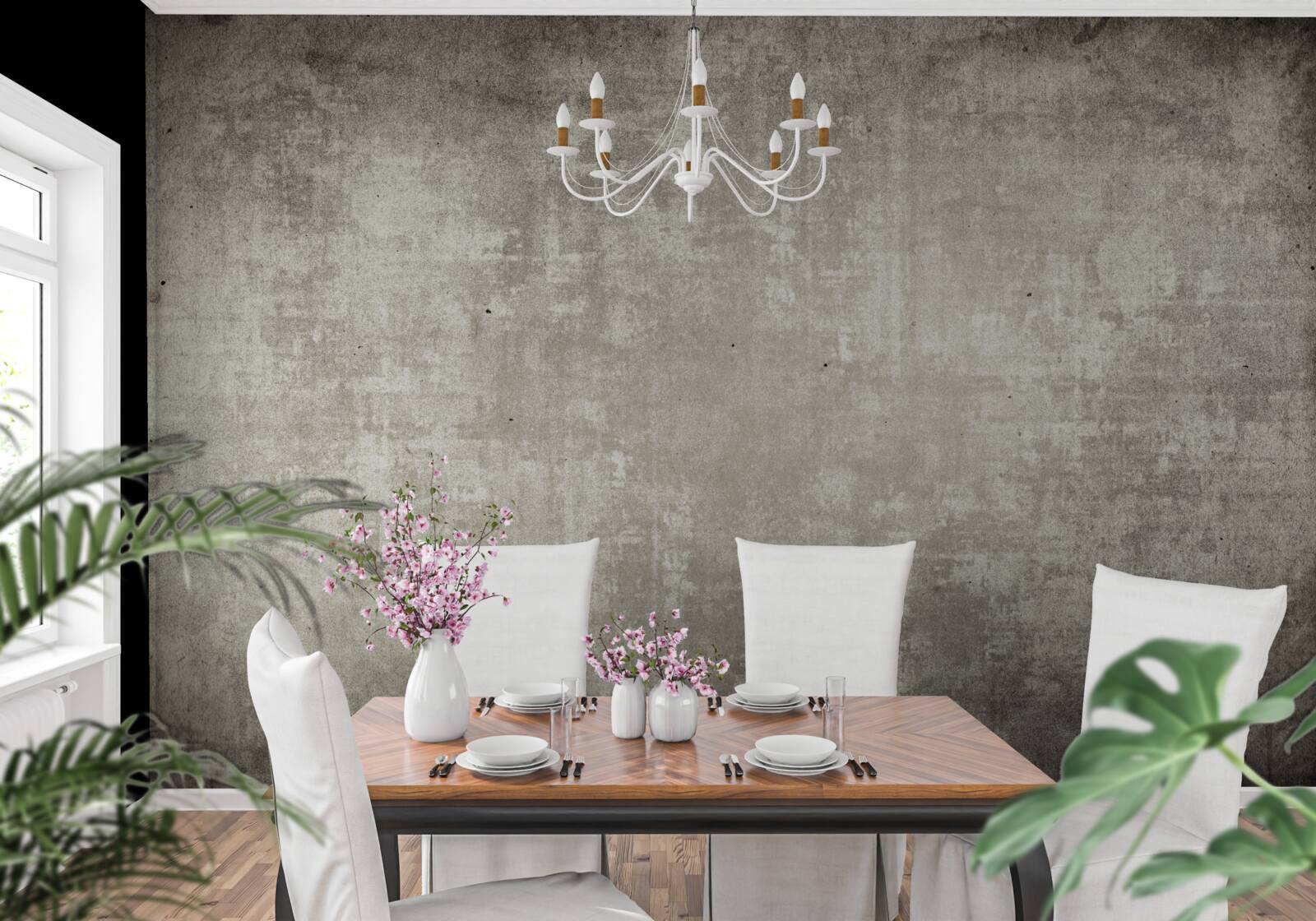 Fototapeta pozadie v antickom štýle, tmavošedá farba