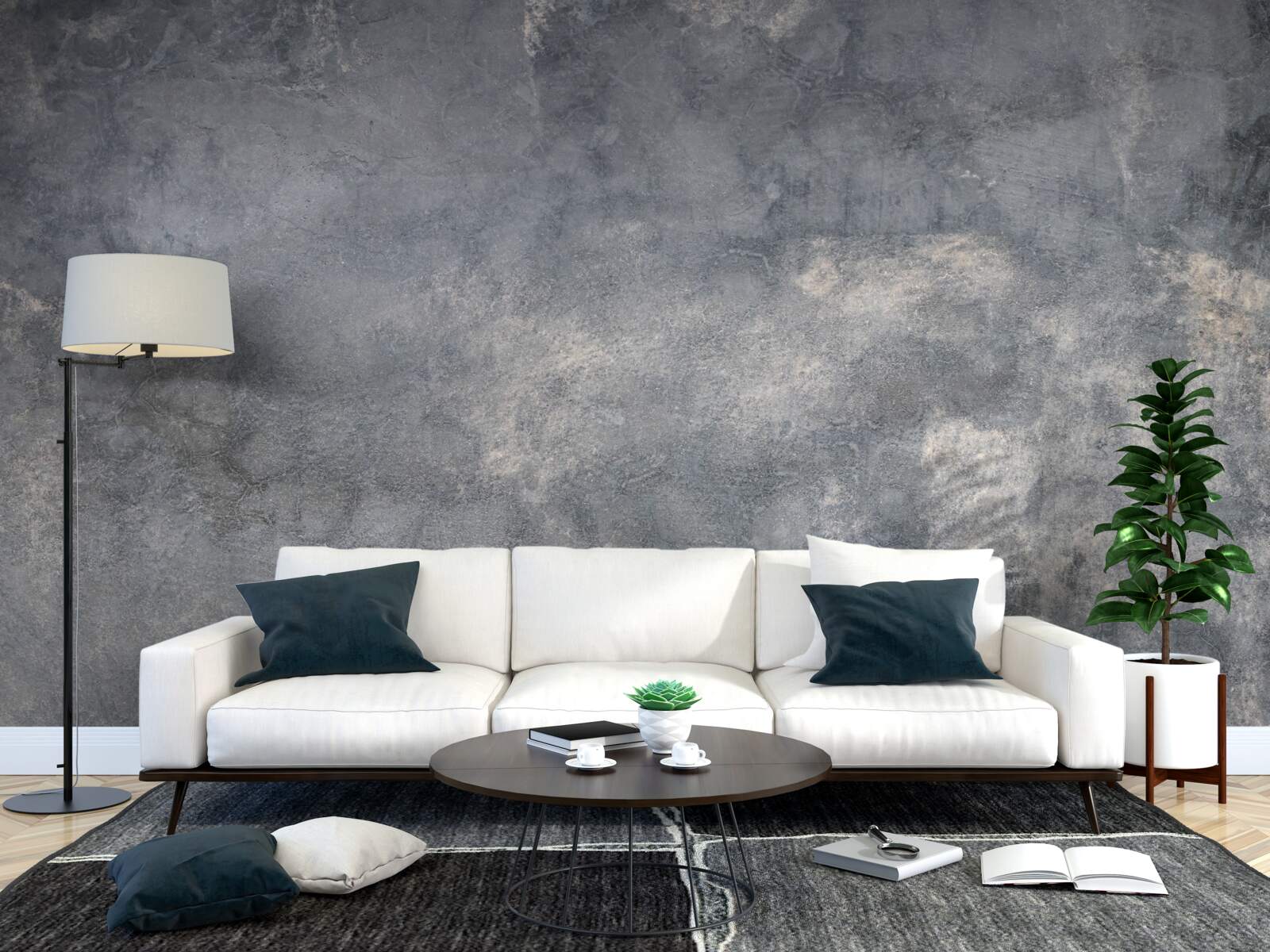 Fototapeta formovaná cementová stena