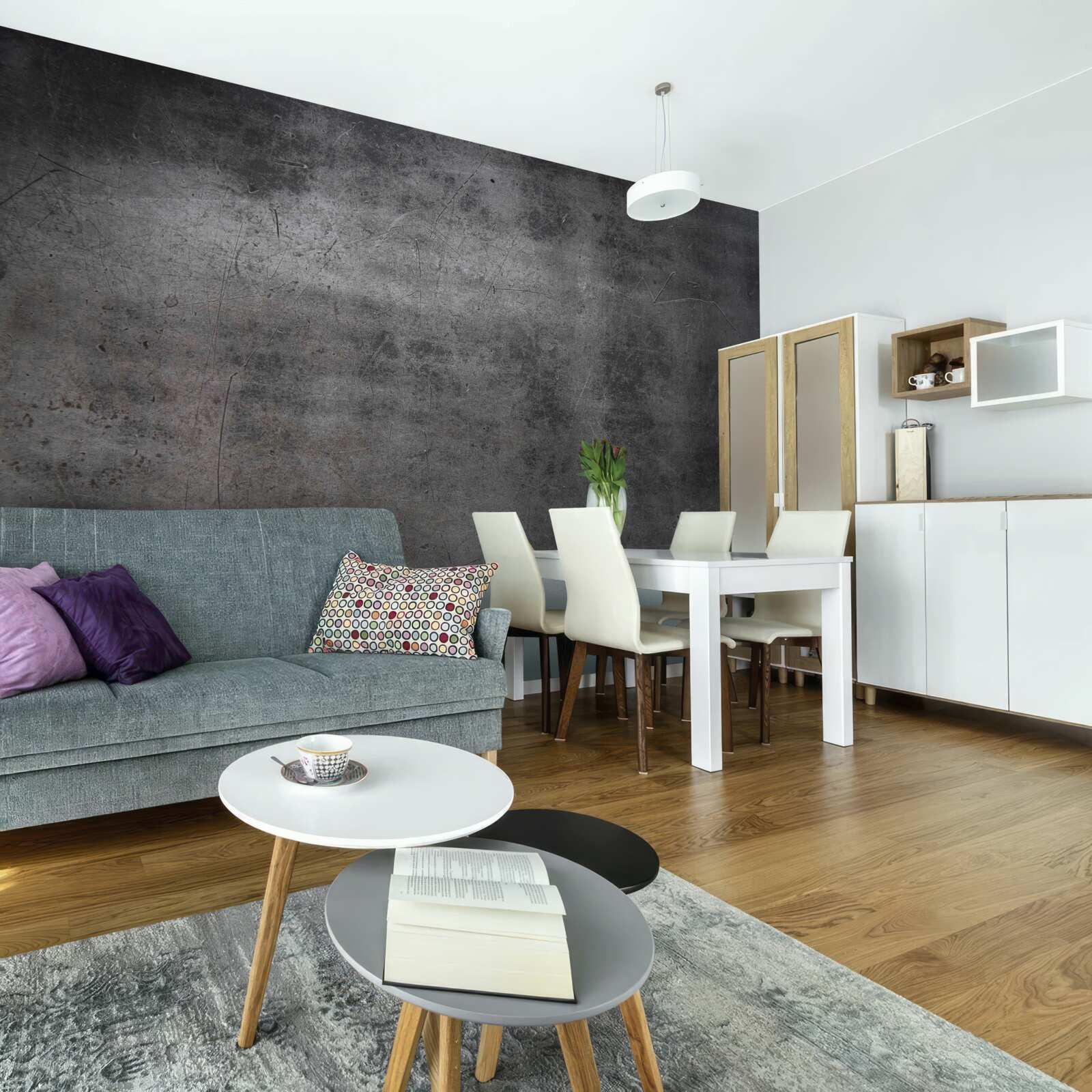 Fototapeta metalický grunge v tmavých farbách