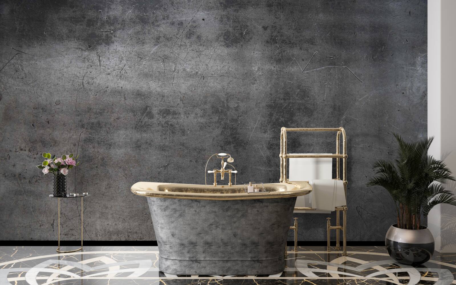 Fototapeta metalický grunge v tmavých farbách