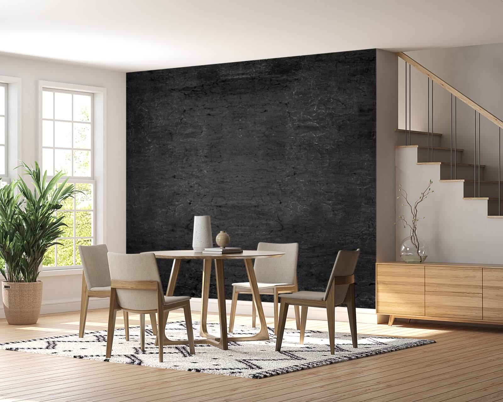 Fototapeta tmavá cementová stena