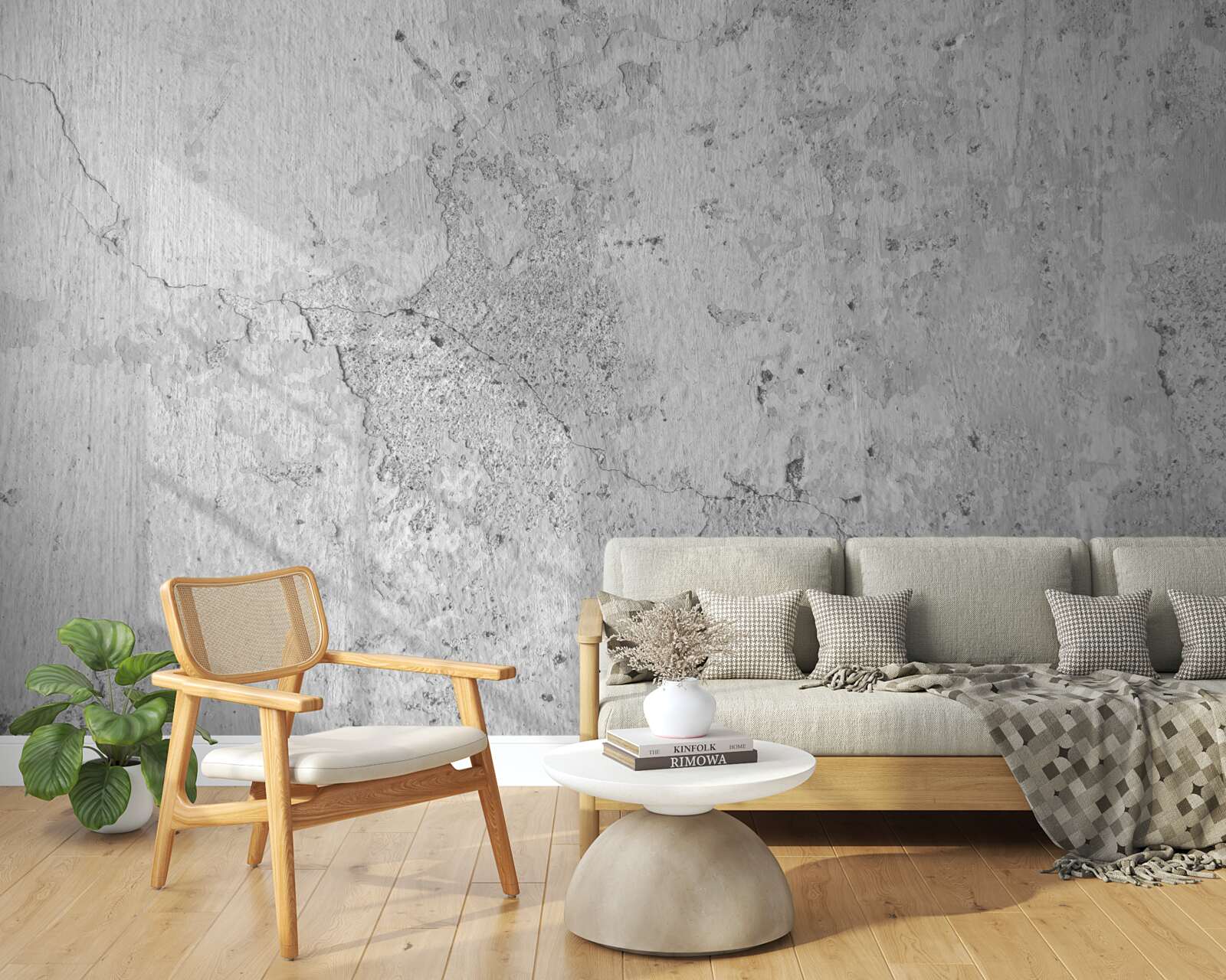 Fototapeta cement je sivý a pokrytý škrabancami