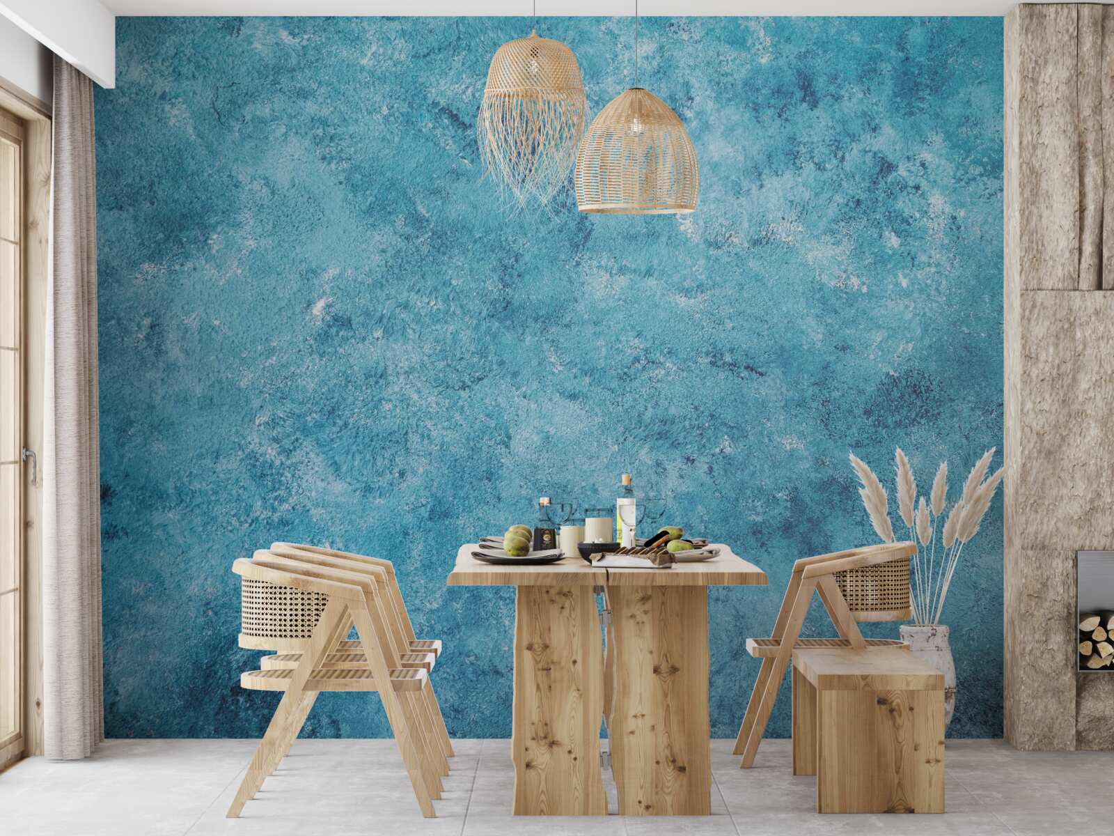 Fototapeta koncepčná vlna modrého blikania